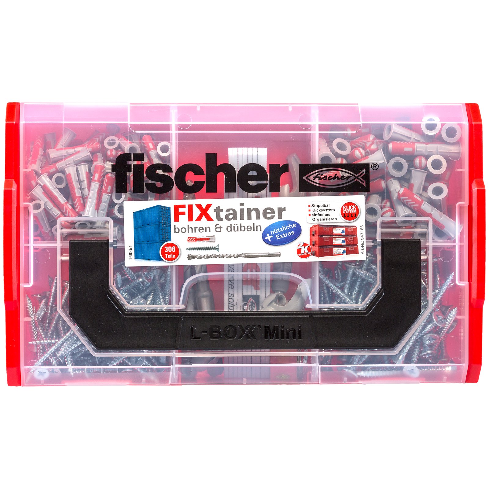 fischer FIXtainer - bohren und dübeln