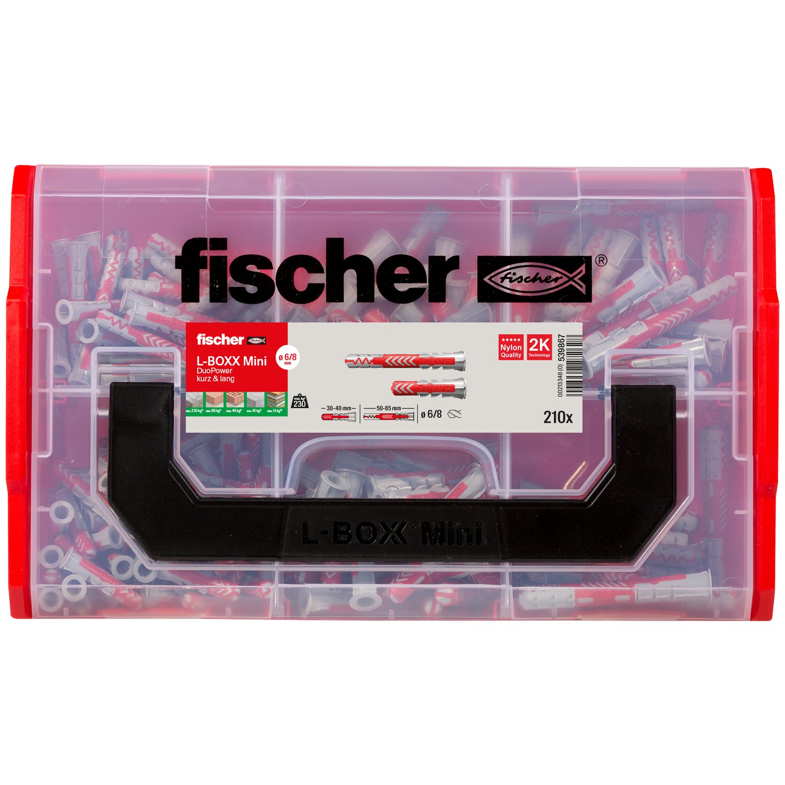 fischer L-Boxx mini DuoPower kurz & lang