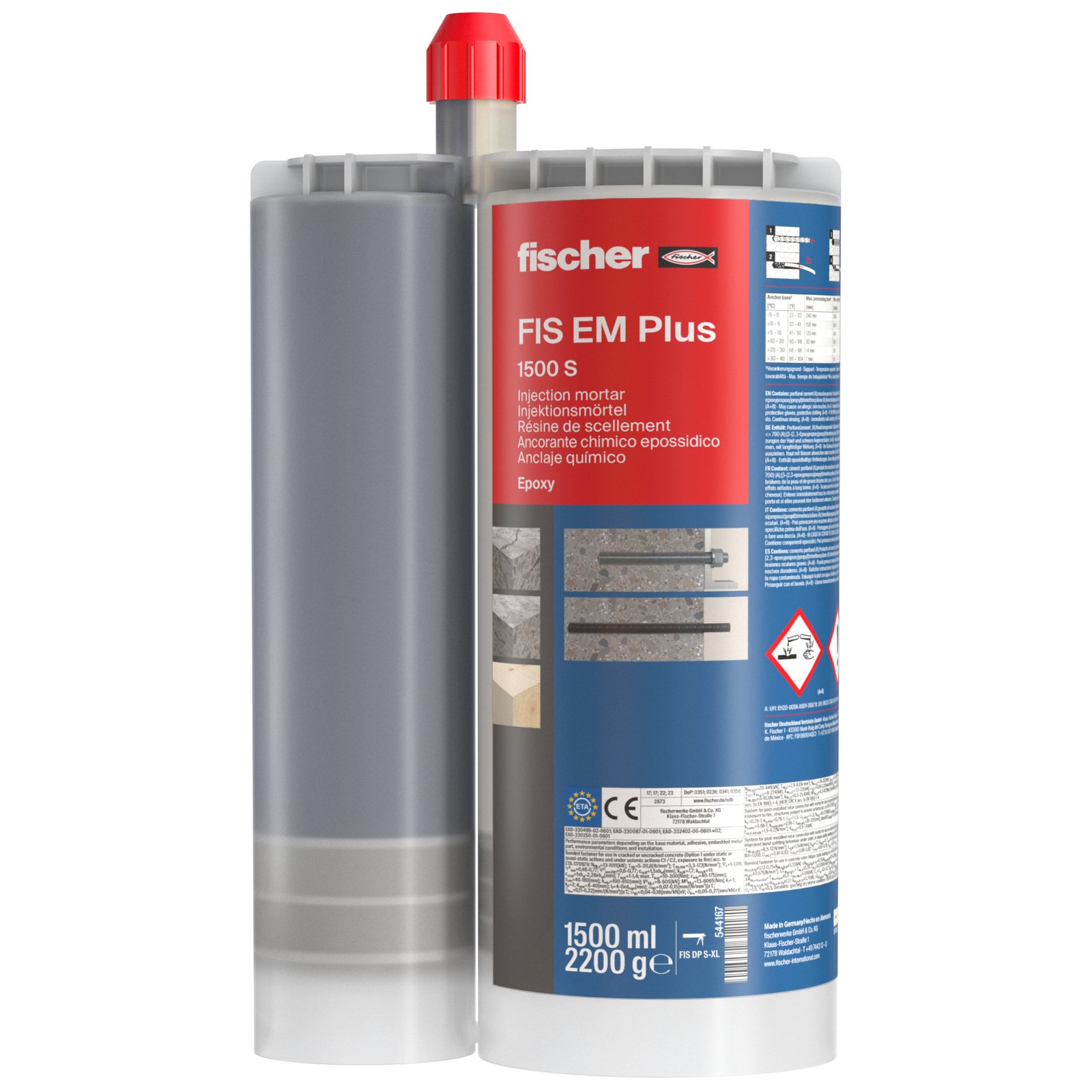 fischer Epoxidharzmörtel FIS EM Plus S