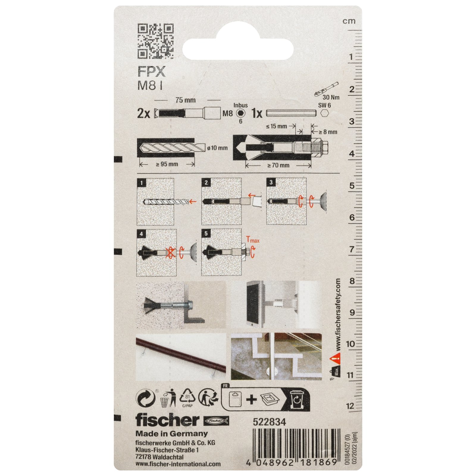 fischer Porenbetonanker FPX I K