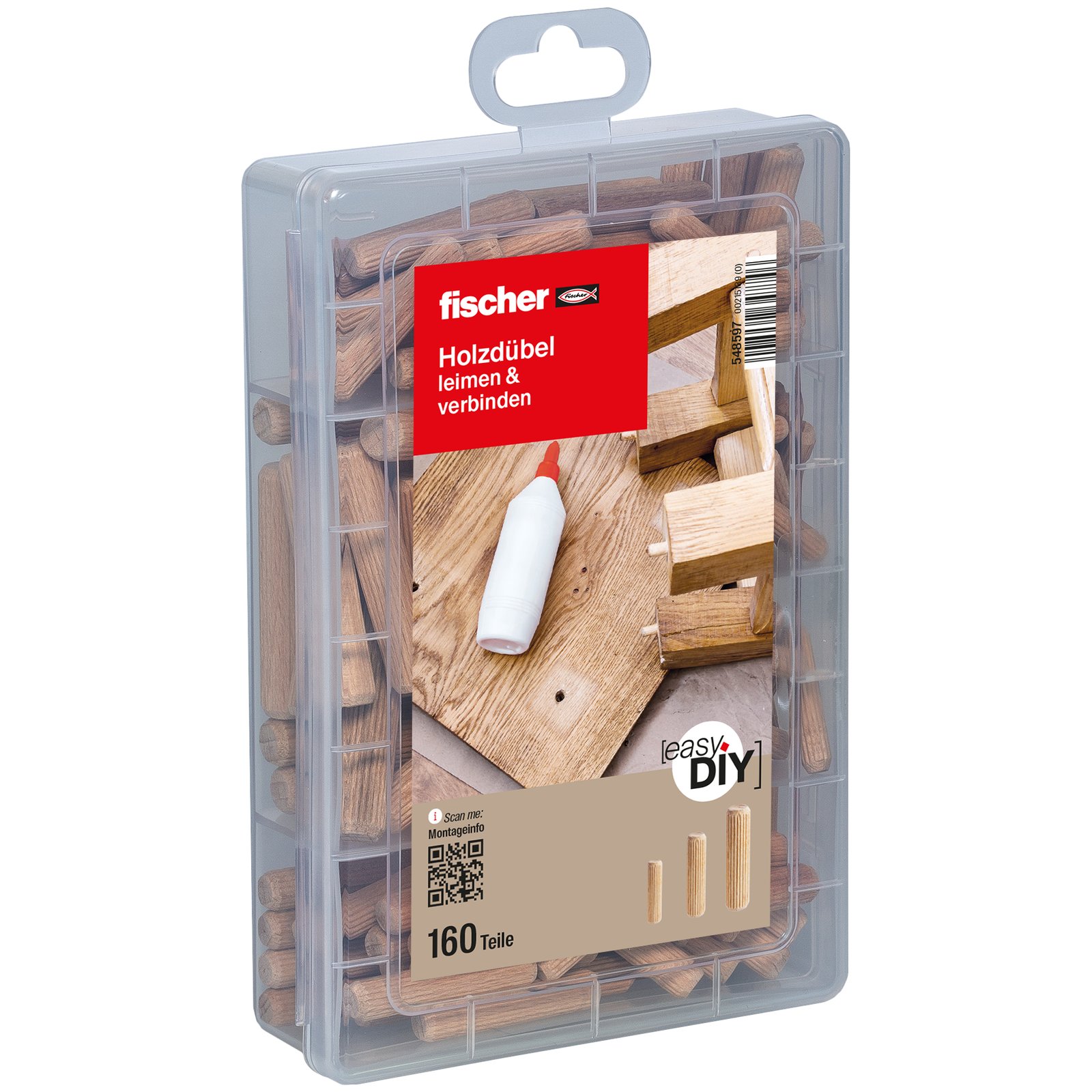fischer EasyDIY Box Holzdübel