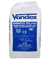 VANDEX Sanierputz WTA weiss für feuchte salzhaltige Wände
