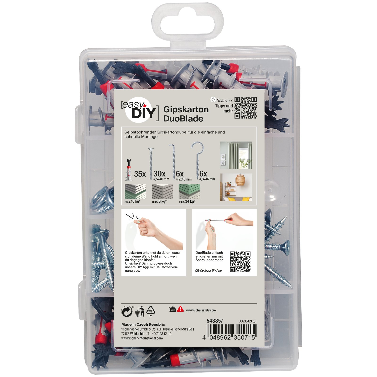 fischer EasyDIY Box Gipskarton DuoBlade