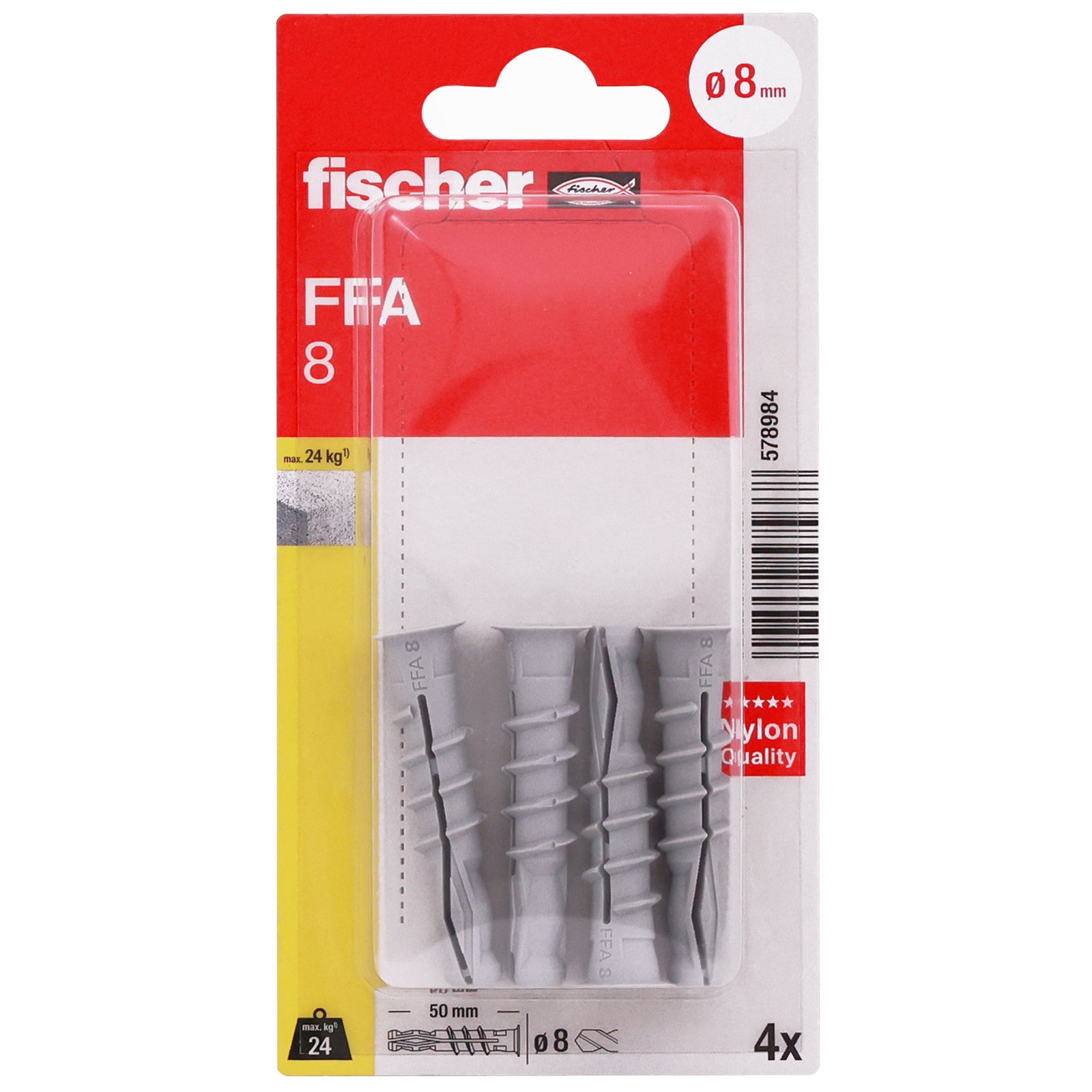 fischer Porenbetondübel FFA K