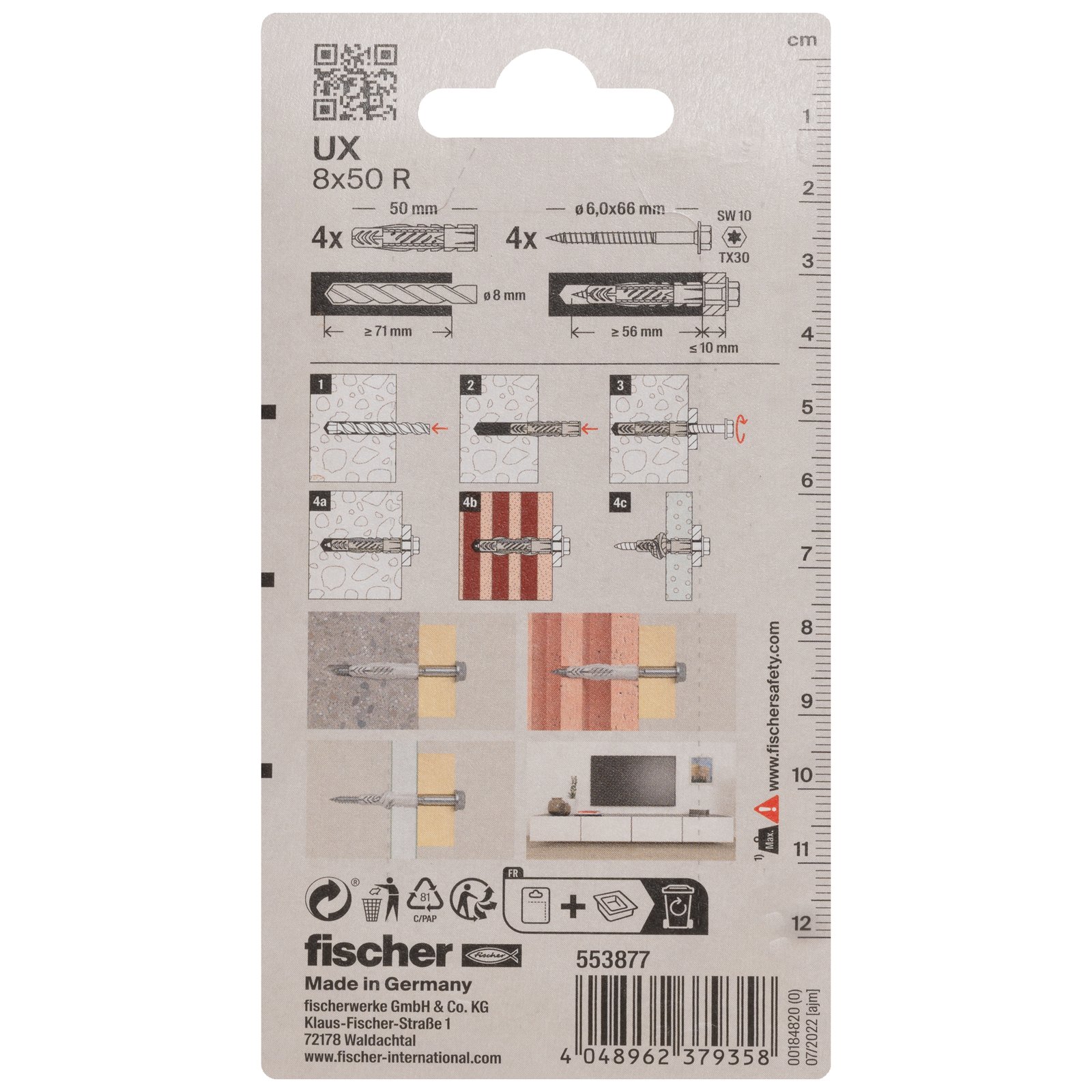fischer Ready2Fix TV-Halterung K