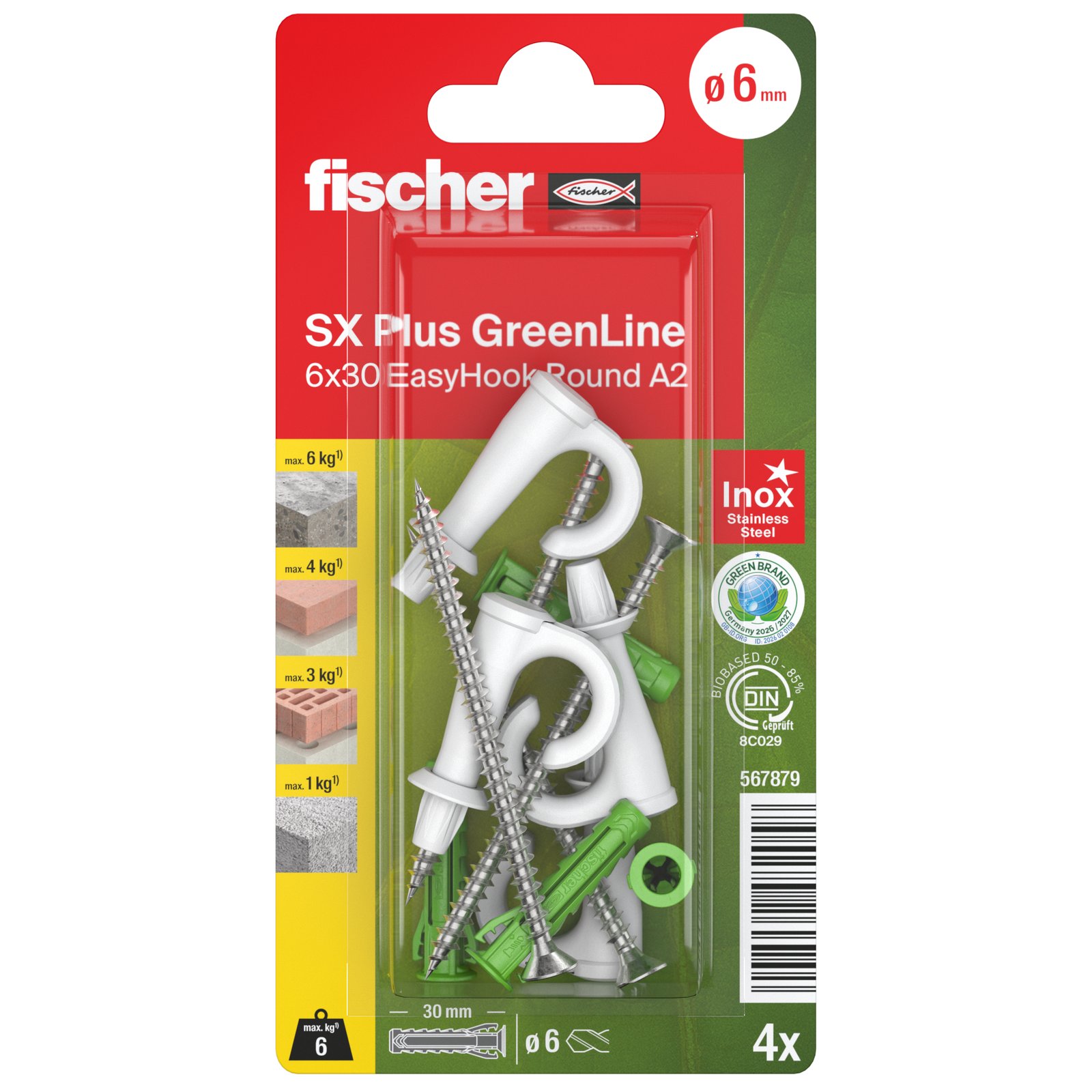 fischer SX Plus Green EasyHookRound A2 K