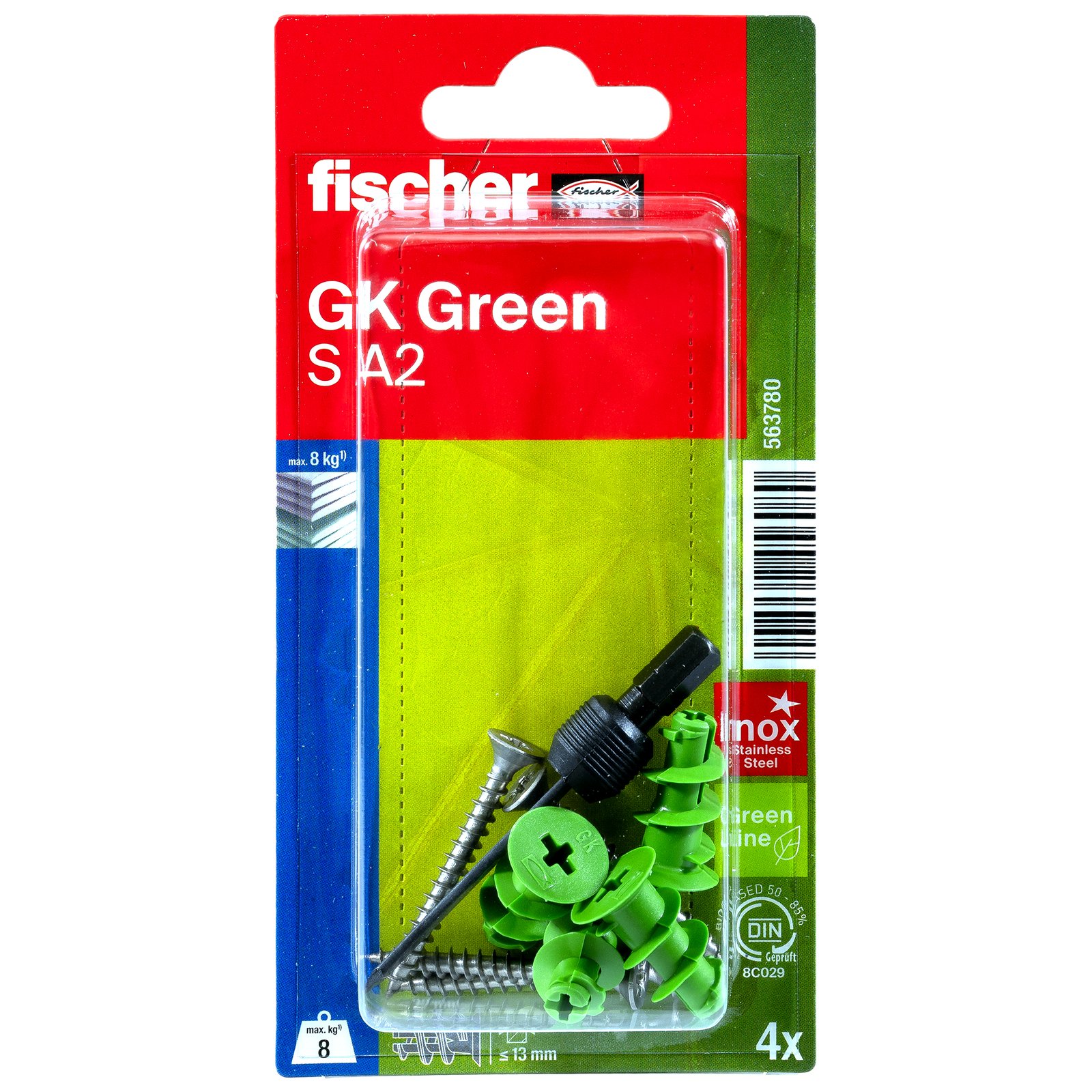 fischer Gipskartondübel GK Green S A2 K