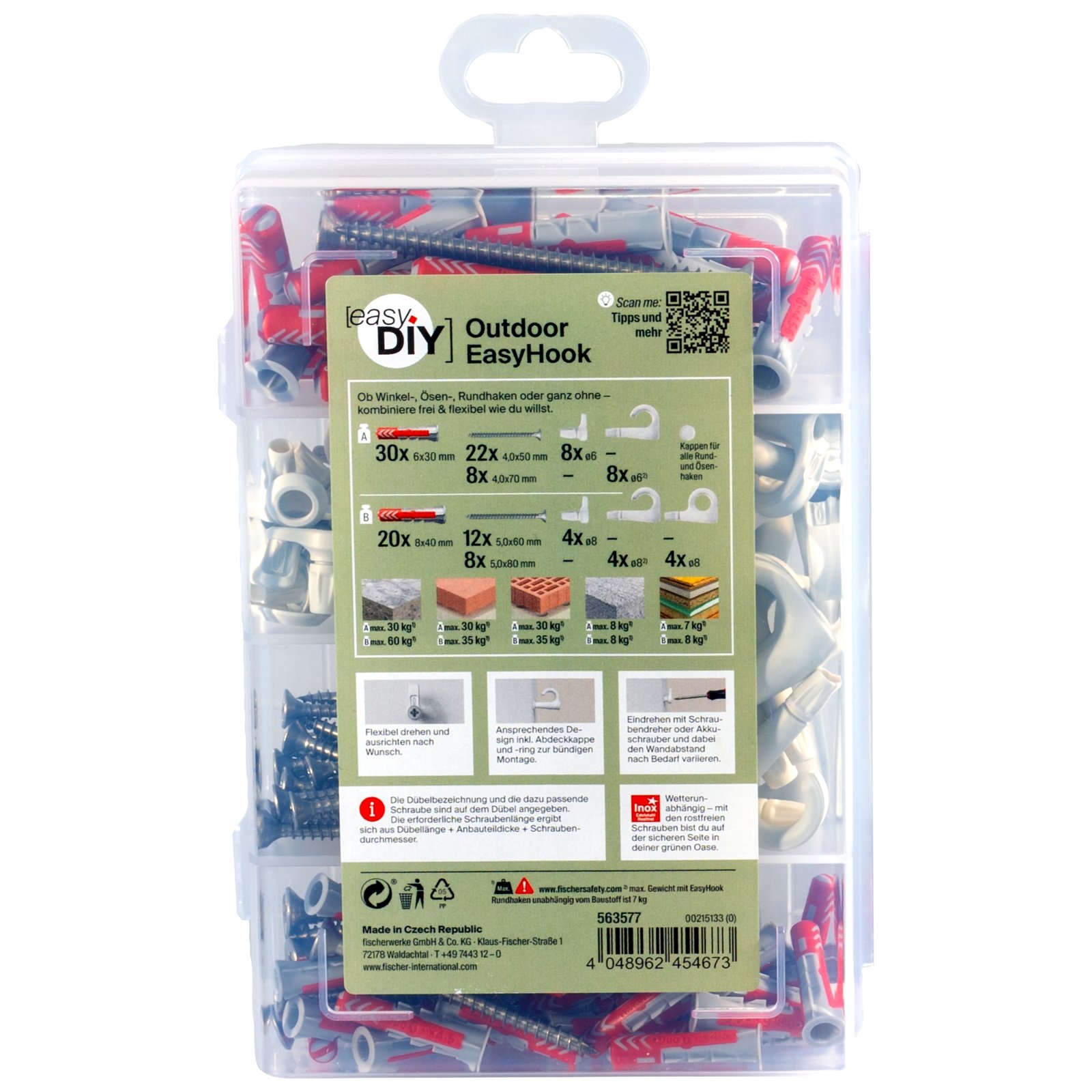 fischer EasyDIY Box Outdoor EasyHook