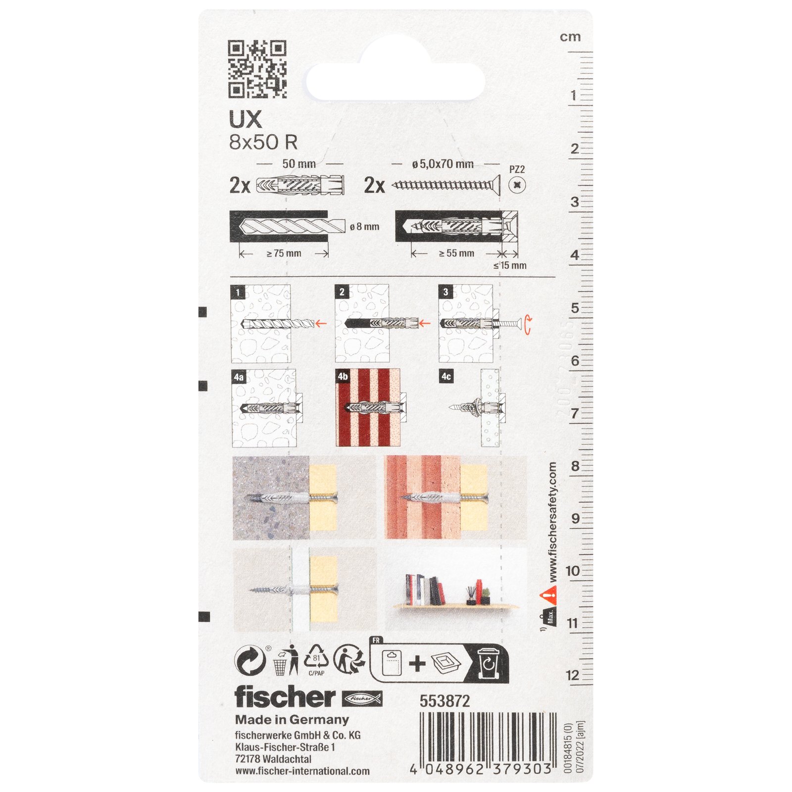 fischer Ready2Fix Regal klein K