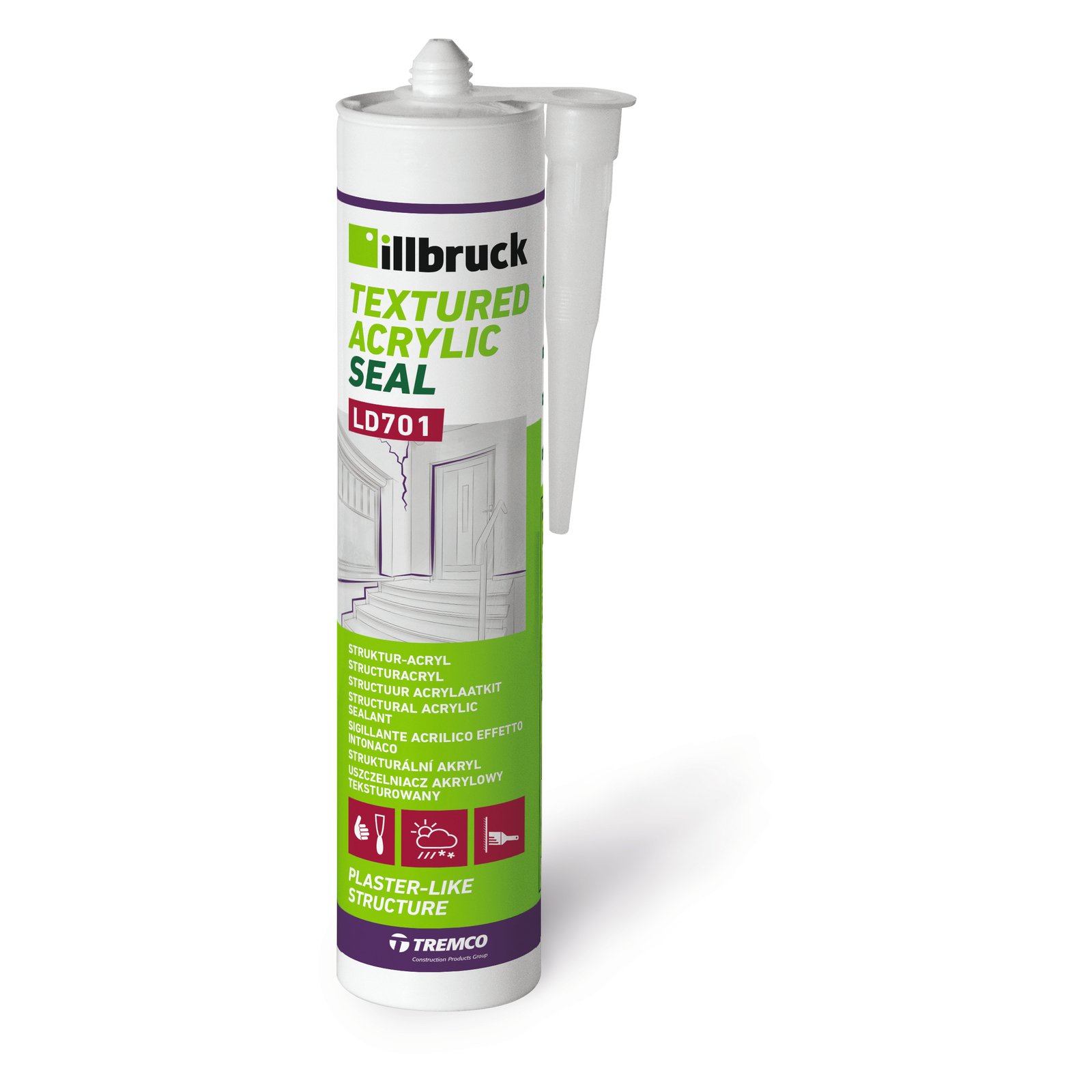 illbruck LD701 Struktur-Acryl