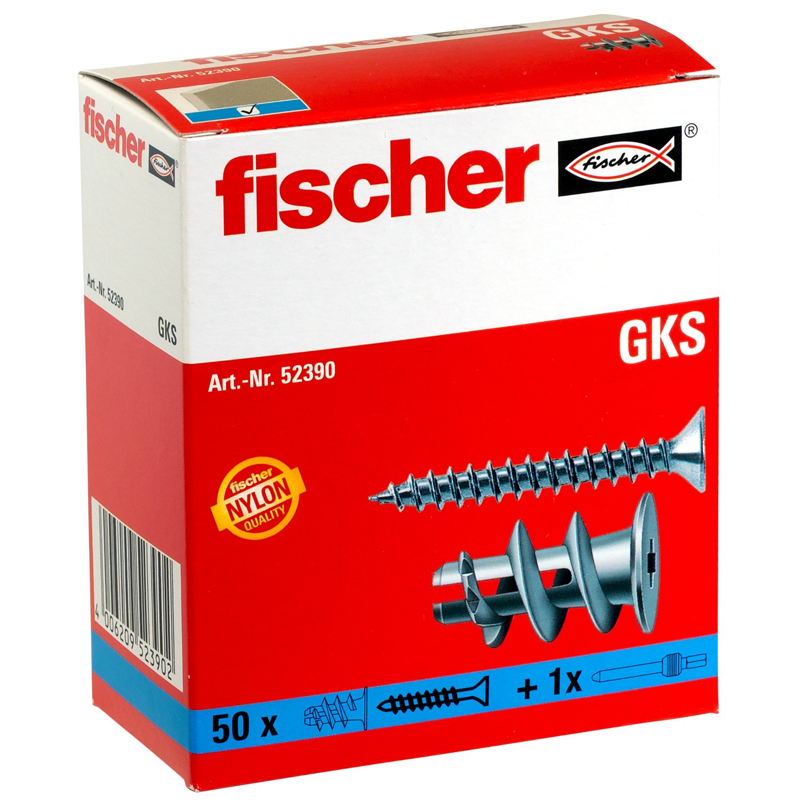 fischer Gipskartondübel GK S