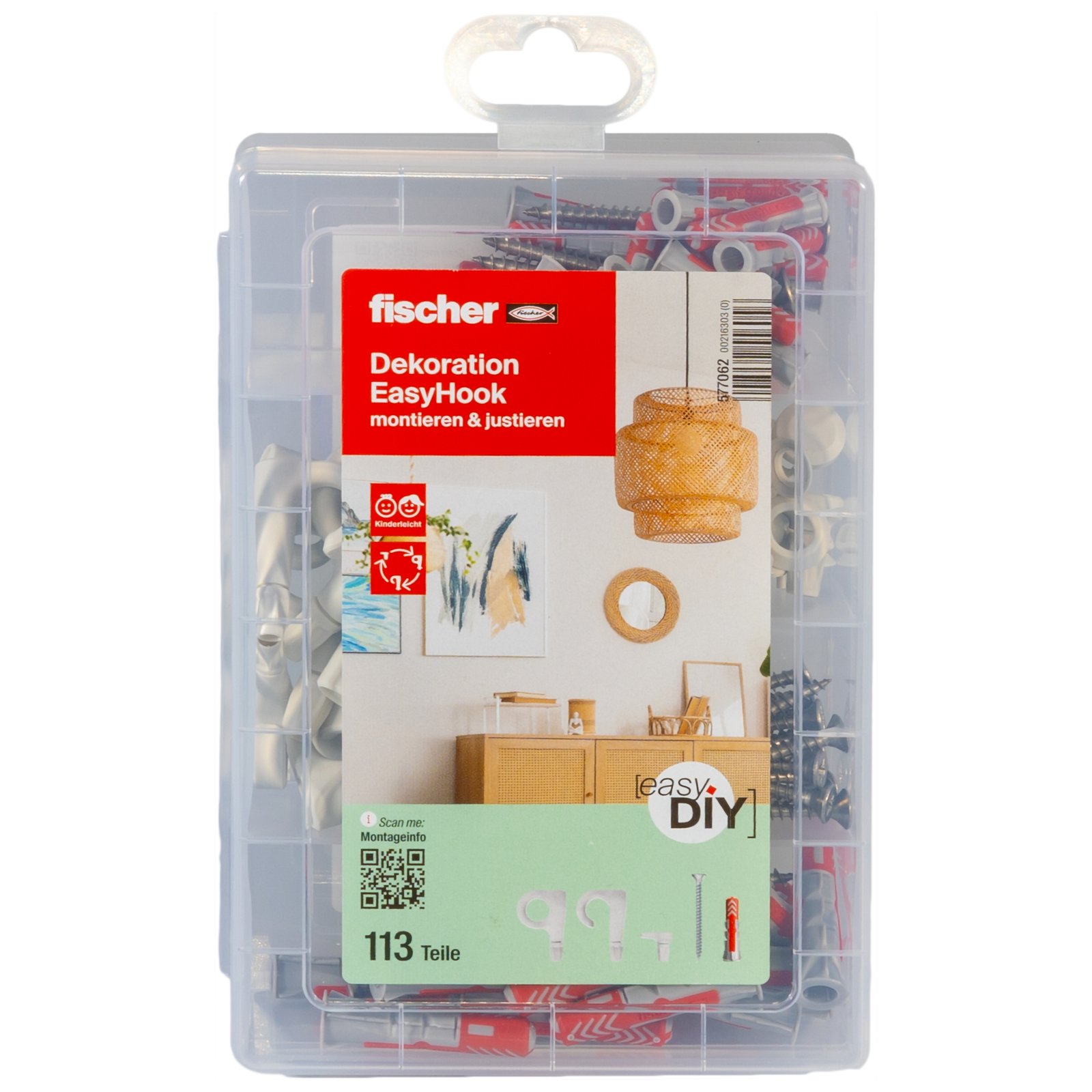 fischer EasyDIY Box Dekoration EasyHook
