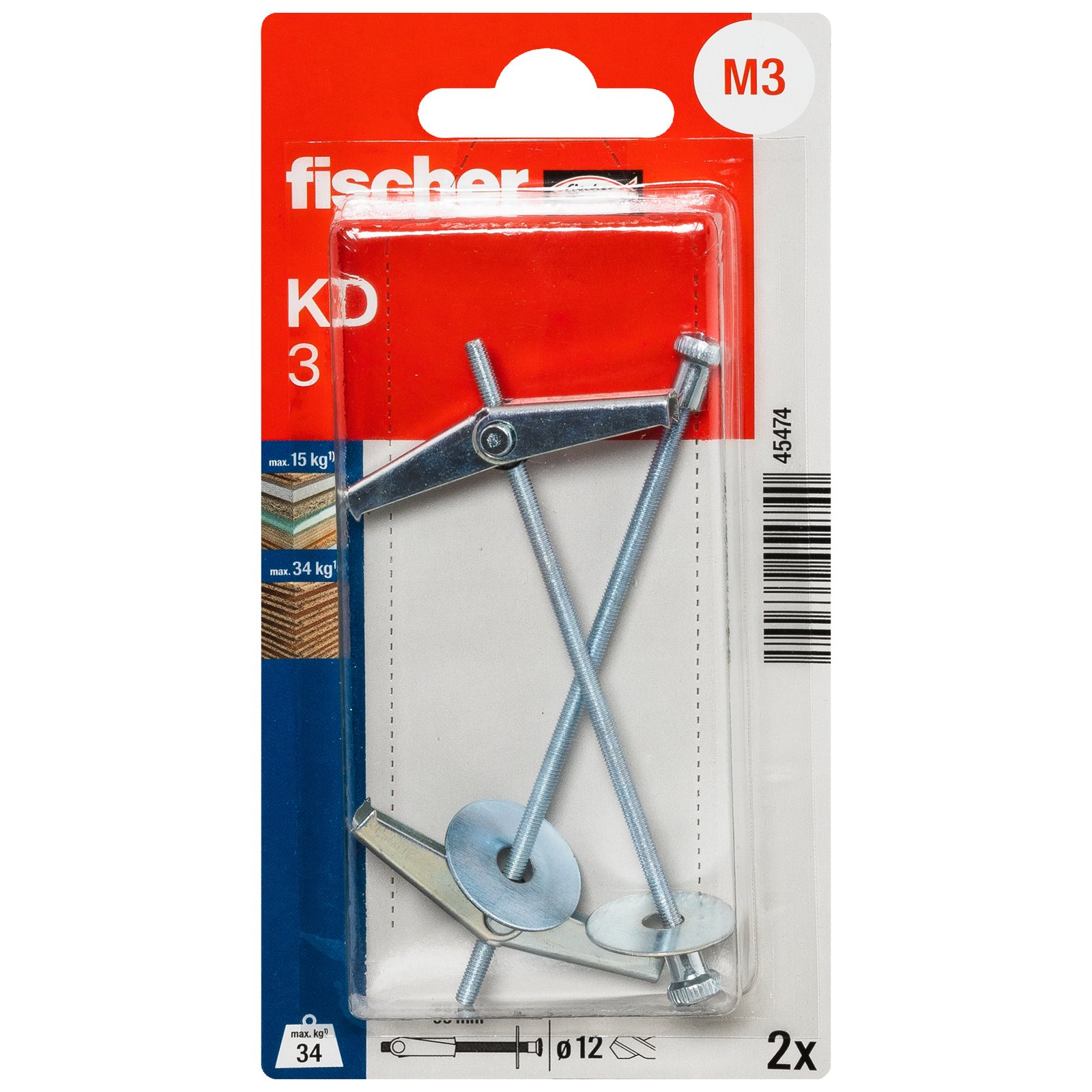 fischer Kippdübel KD K