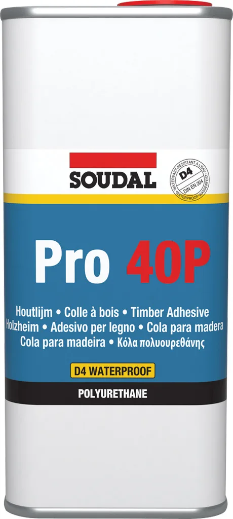 PRO 40P - PU-Holzleim mit exzellenter Wasserfestigkeit - Klasse D4
