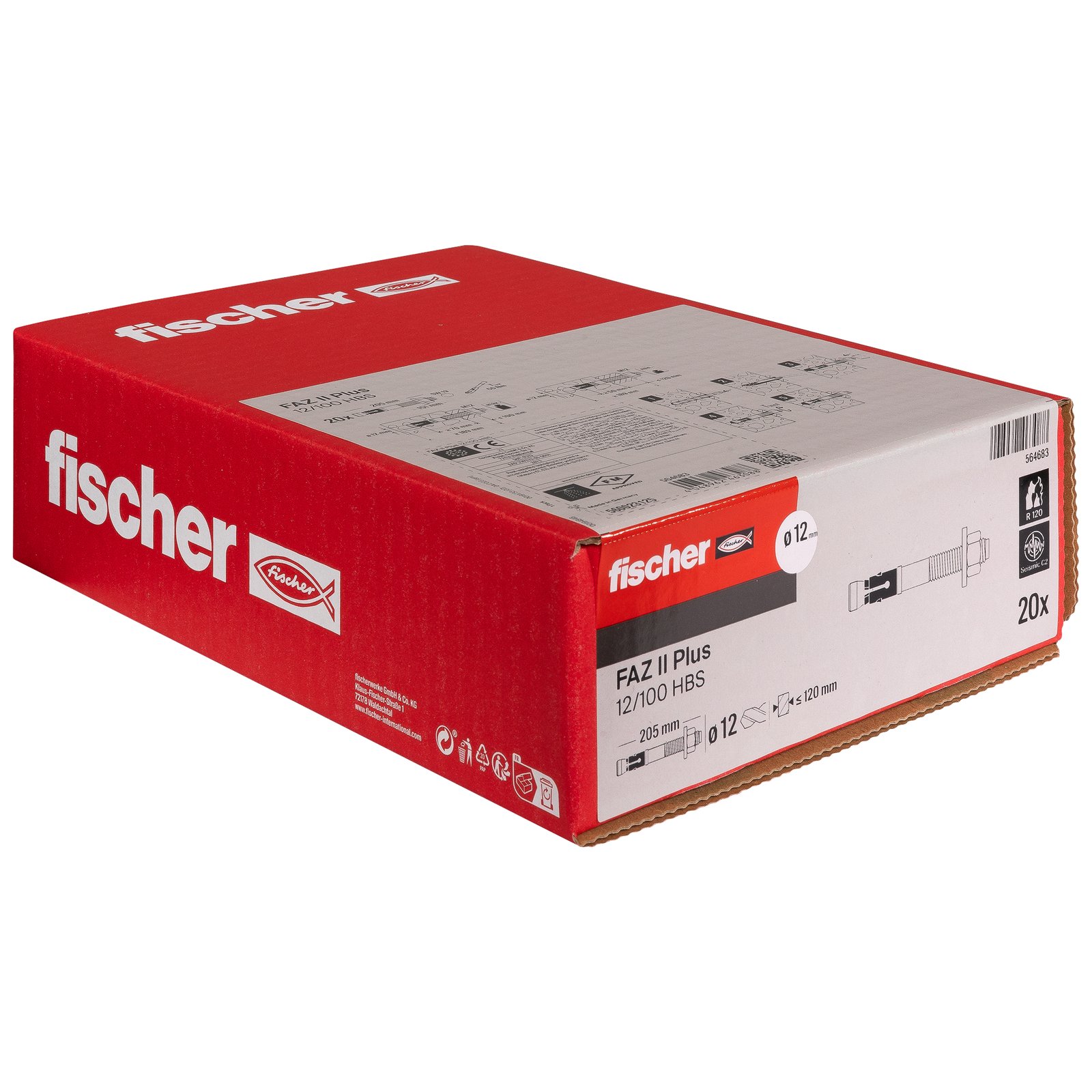 fischer Bolzenanker FAZ II Plus HBS