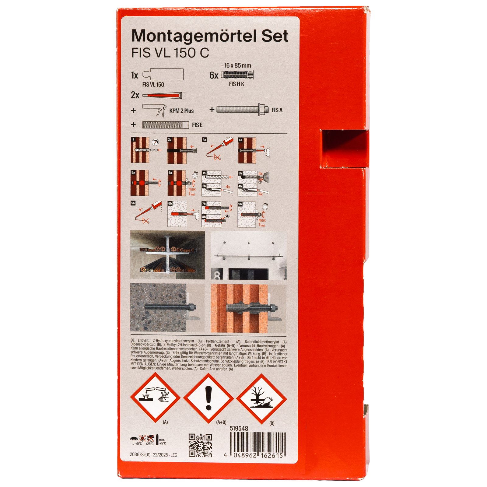 fischer Montagemörtel FIS VL C Set