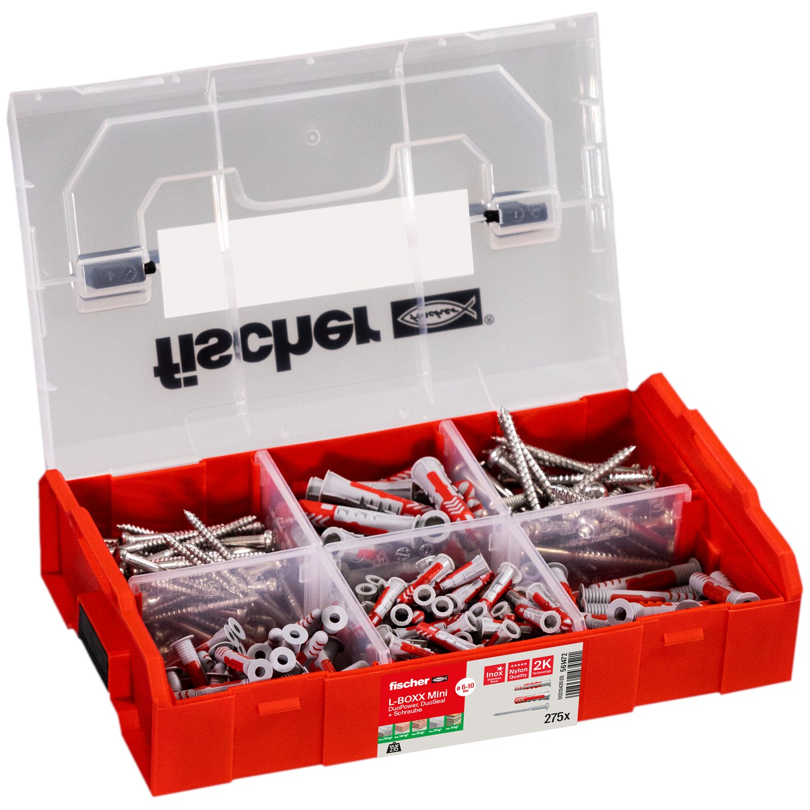 fischer L-Boxx mini DuoPower DuoSeal + S