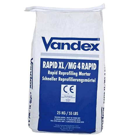 VANDEX MG 4 Rapid schneller faserverstärkter Reprofiliermörtel