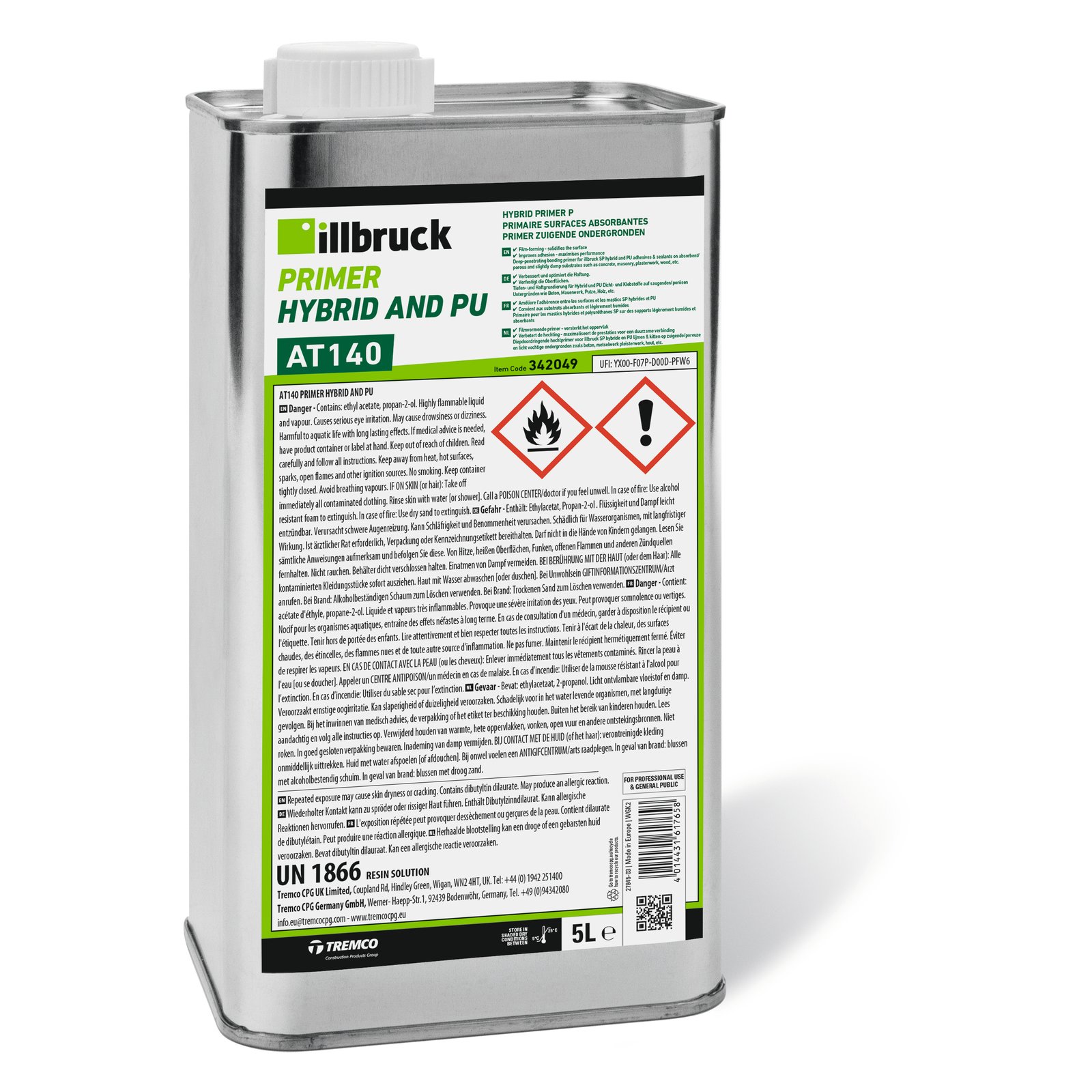 illbruck AT140 Hybrid-Primer saugende Untergründe