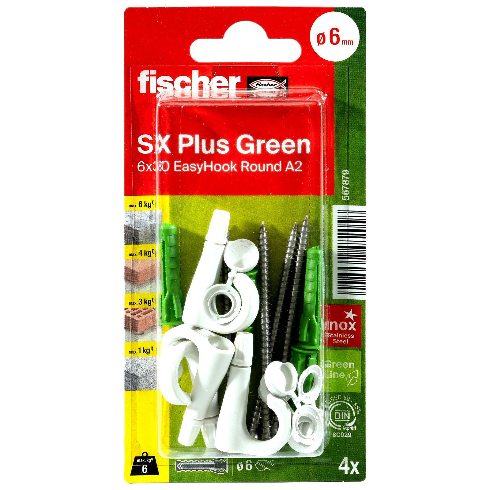 fischer SX Plus Green EasyHookRound A2 K