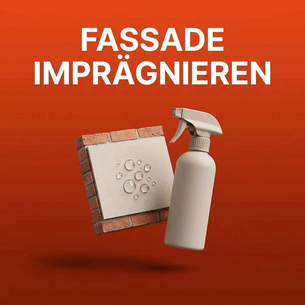 Fassade imprägnieren: Silan/Siloxan gegen Schlagregen