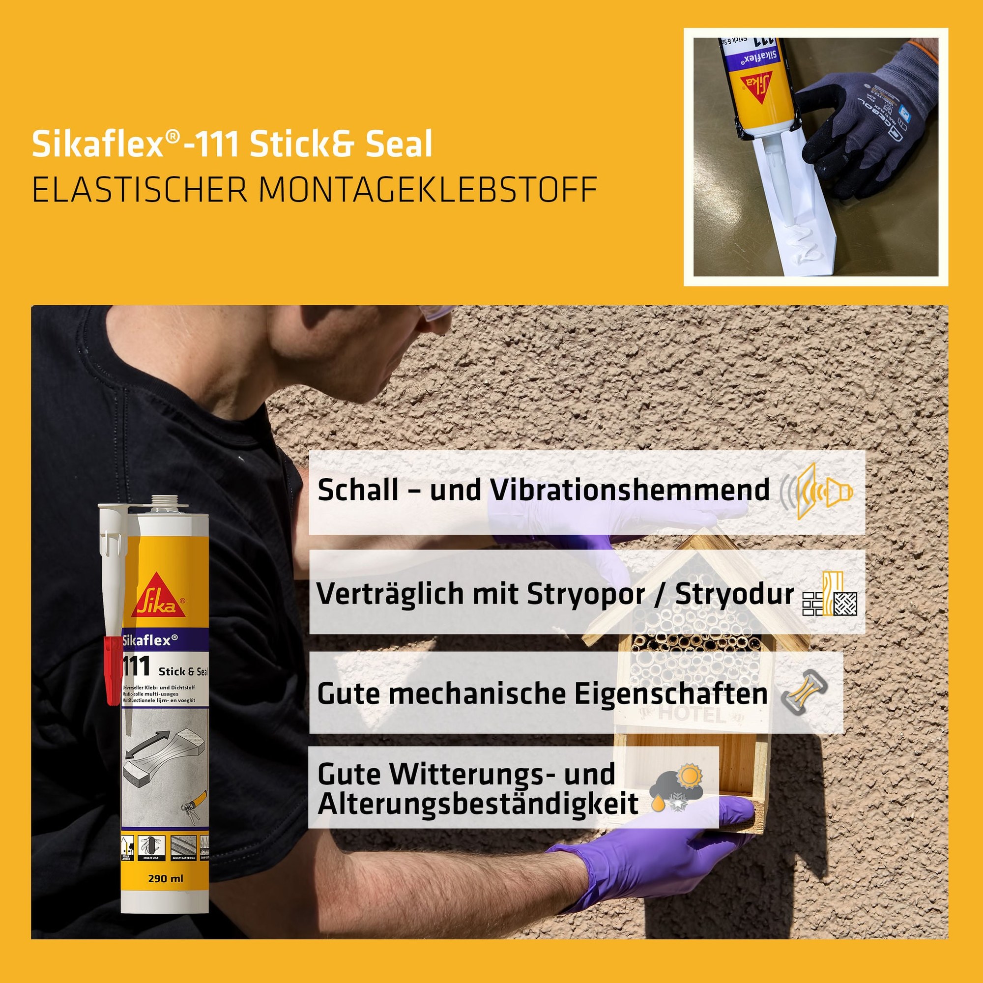 Sikaflex-111 Stick & Seal