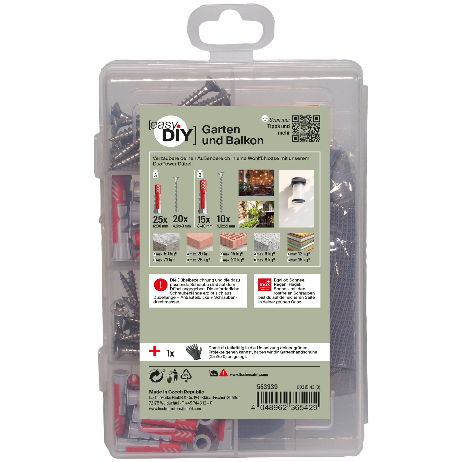 fischer EasyDIY Box Garten und Balkon