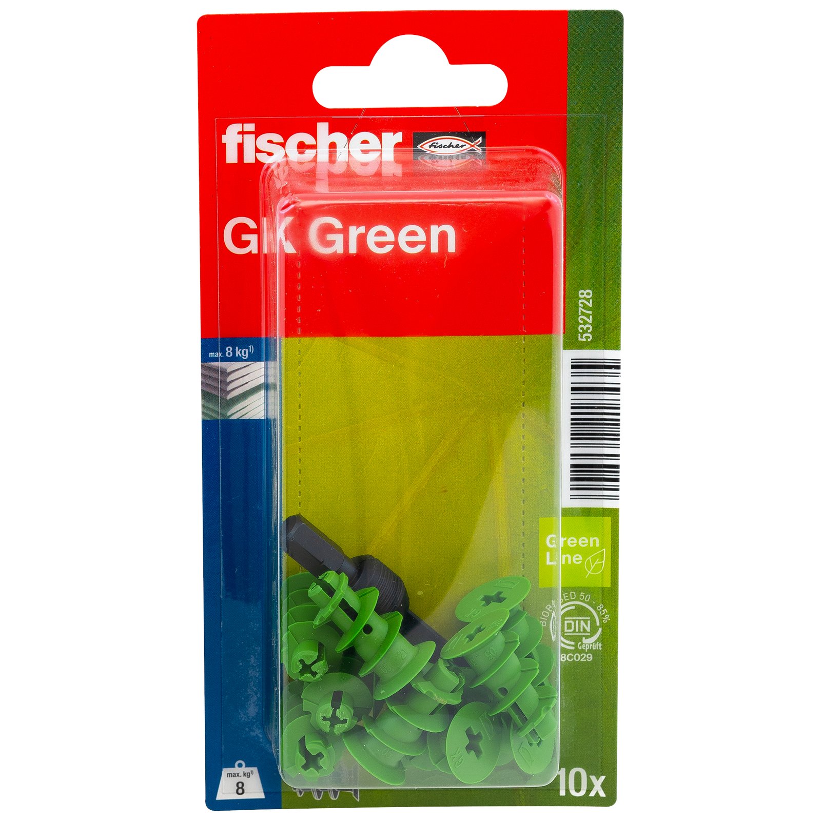 fischer Gipskartondübel GK Green K