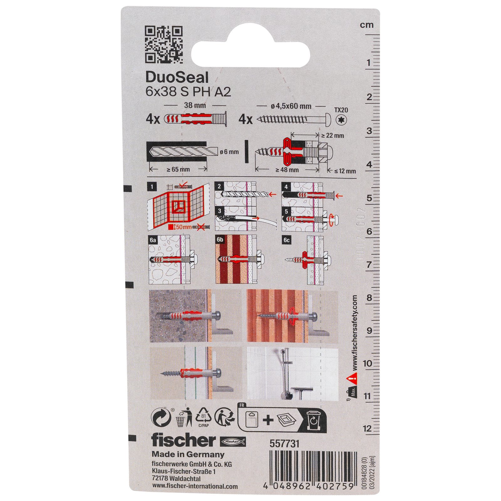 fischer DuoSeal S A2 K