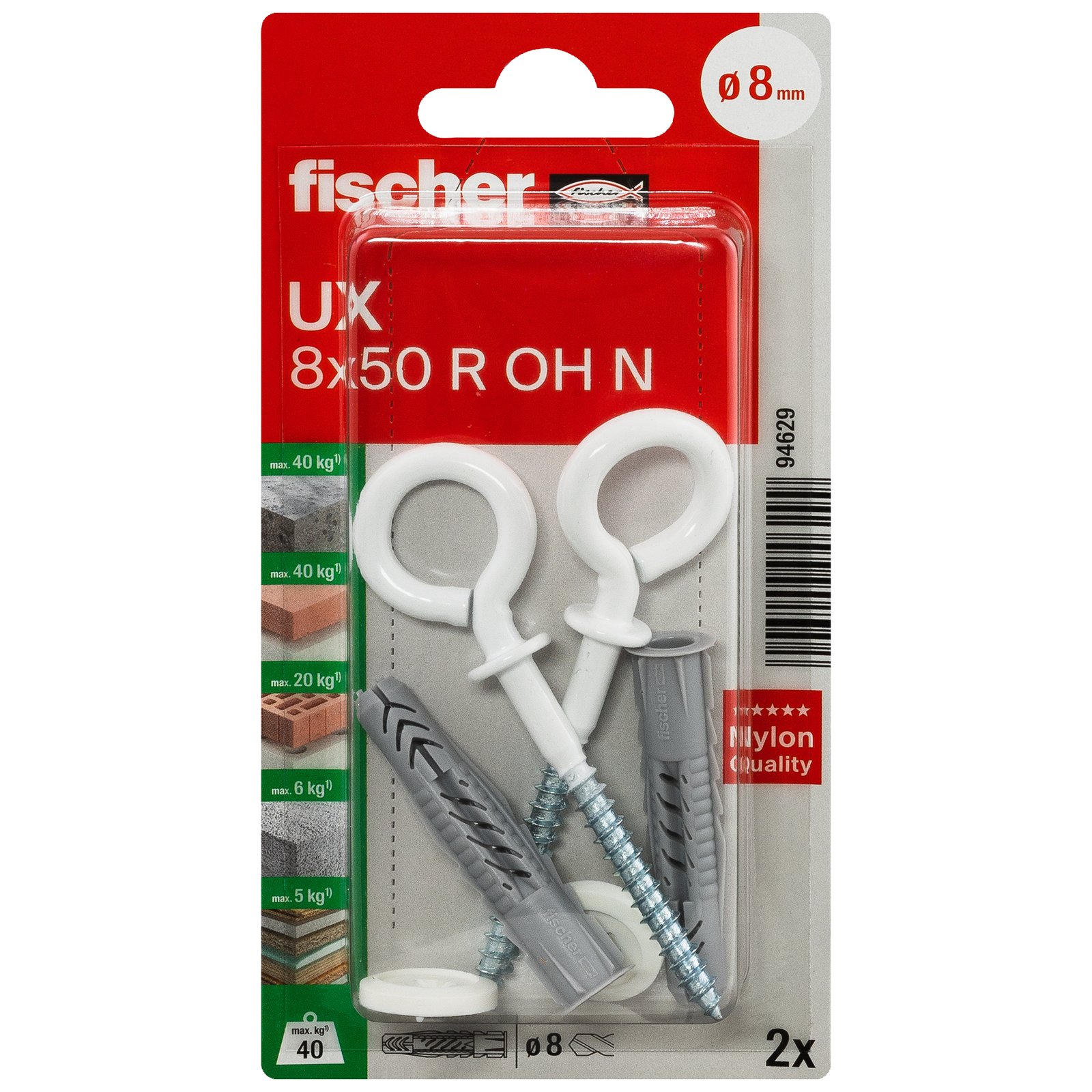fischer Universaldübel UX OH N K