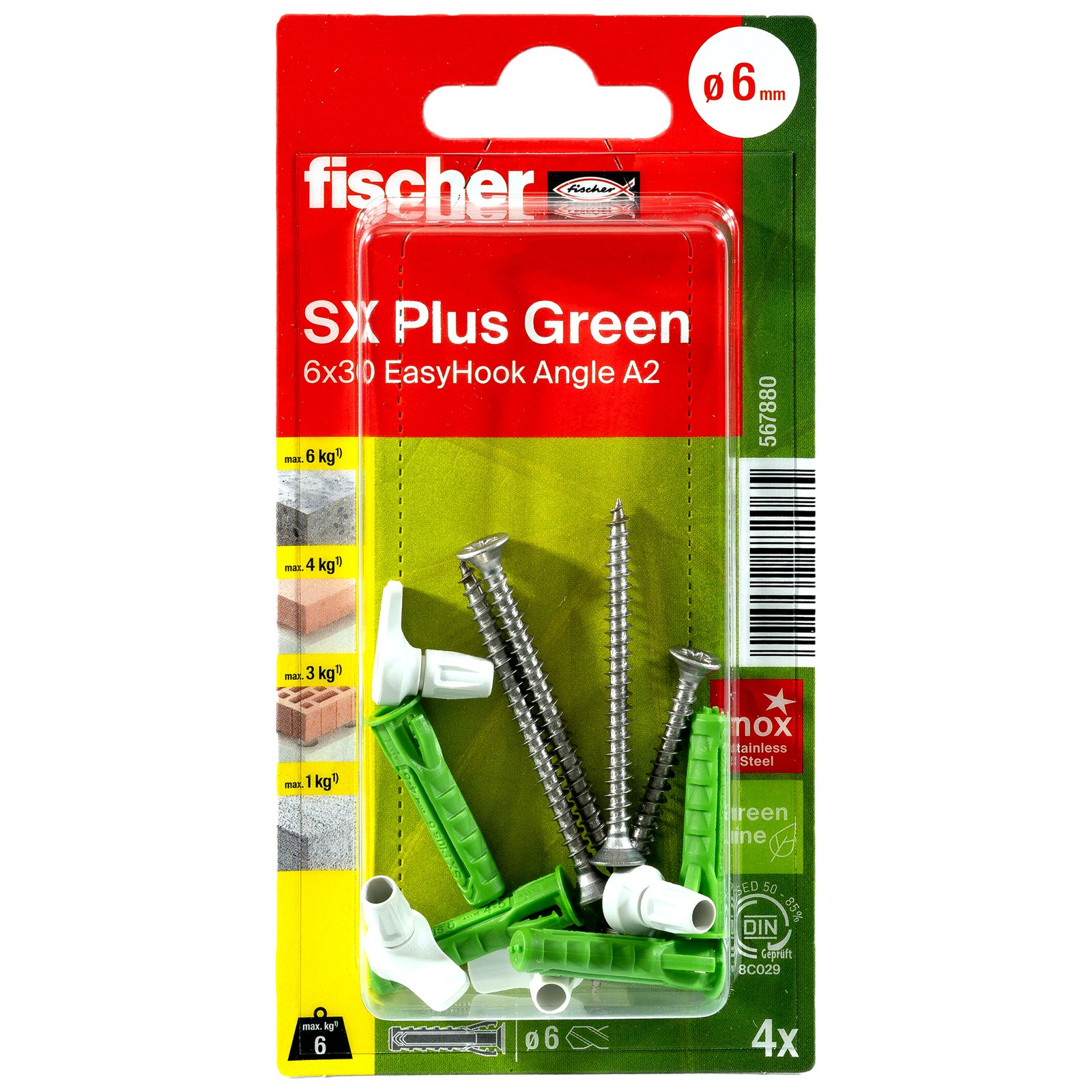 fischer SX Plus Green EasyHookAngle A2 K