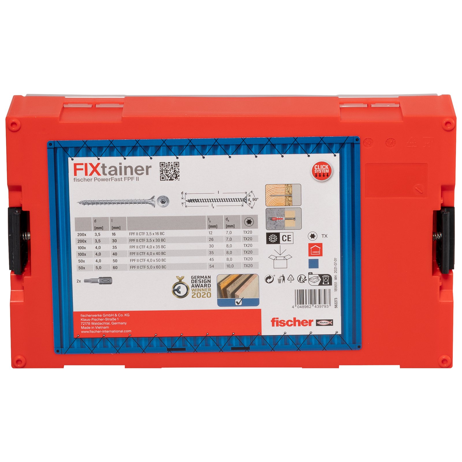fischer FIXtainer - PowerFast II SK VG TX
