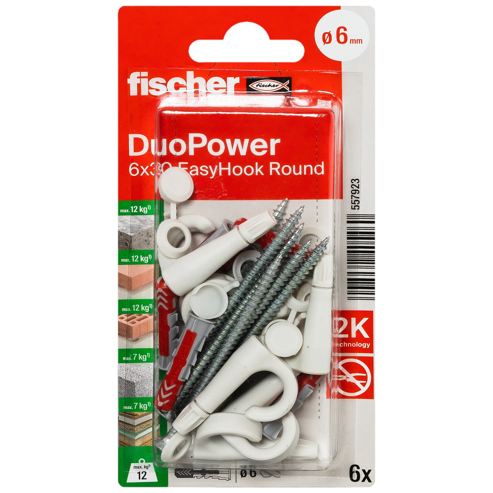 fischer DuoPower EasyHook Round K