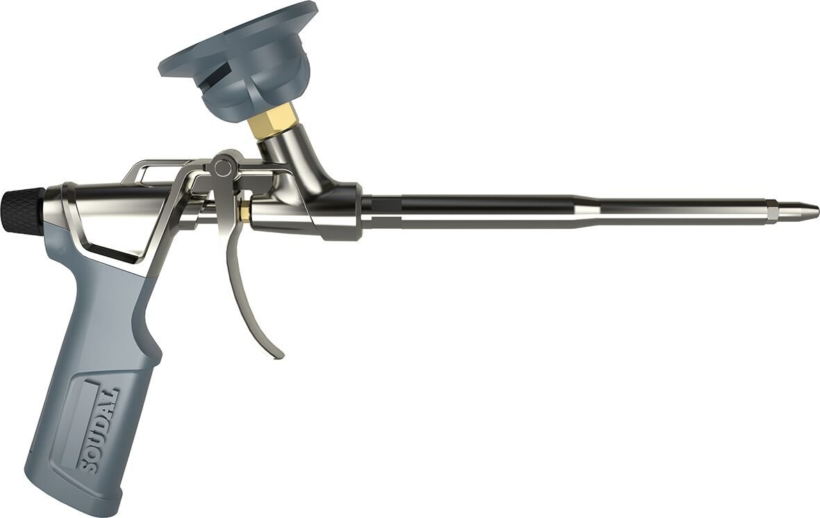 Soudal PU-Schaumpistole Click and Fix mit PTFE-Beschichtung
