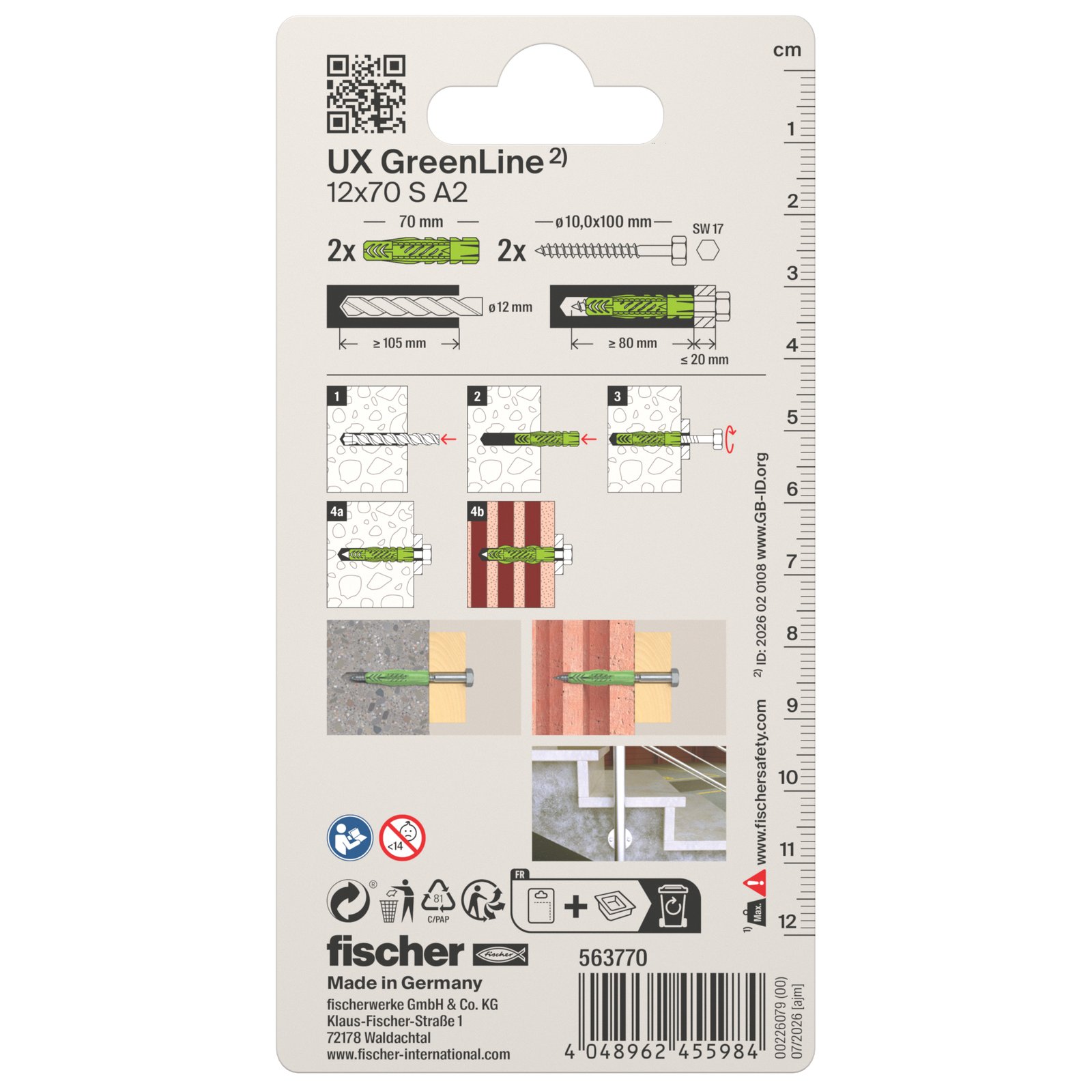 fischer UX Green S A2 K