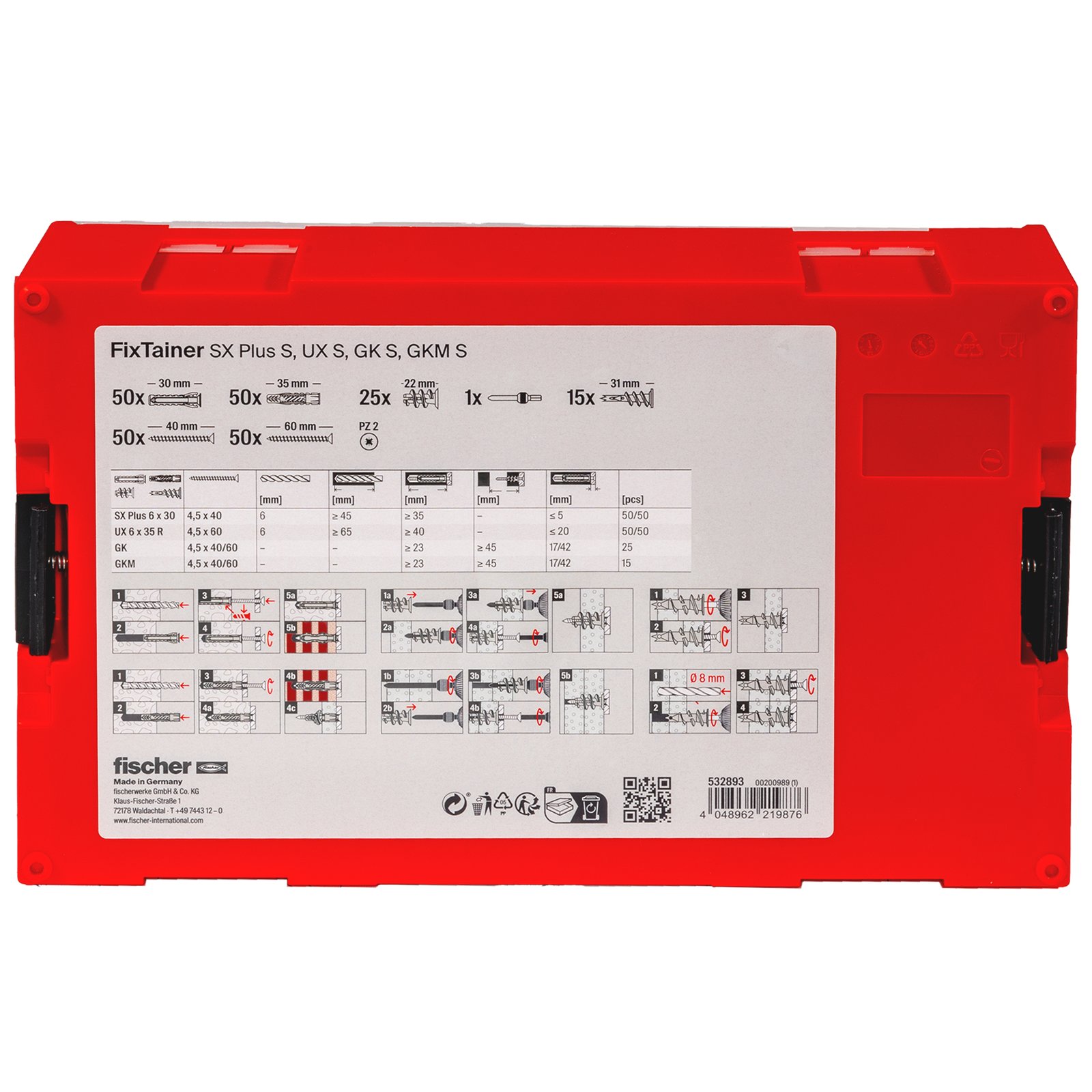 fischer FIXtainer - Hält-Alles-Box