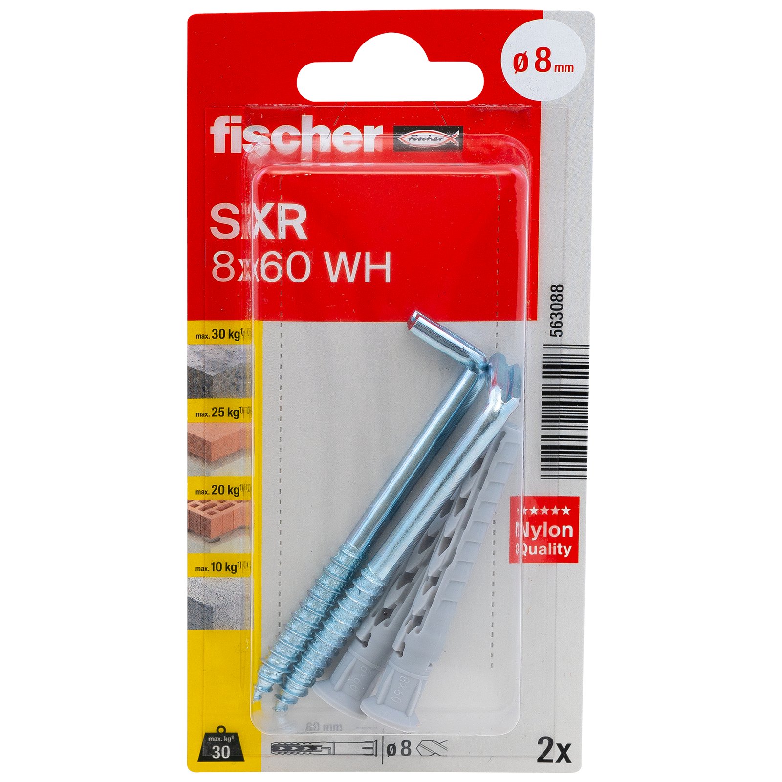 fischer Langschaftdübel SXR WH K