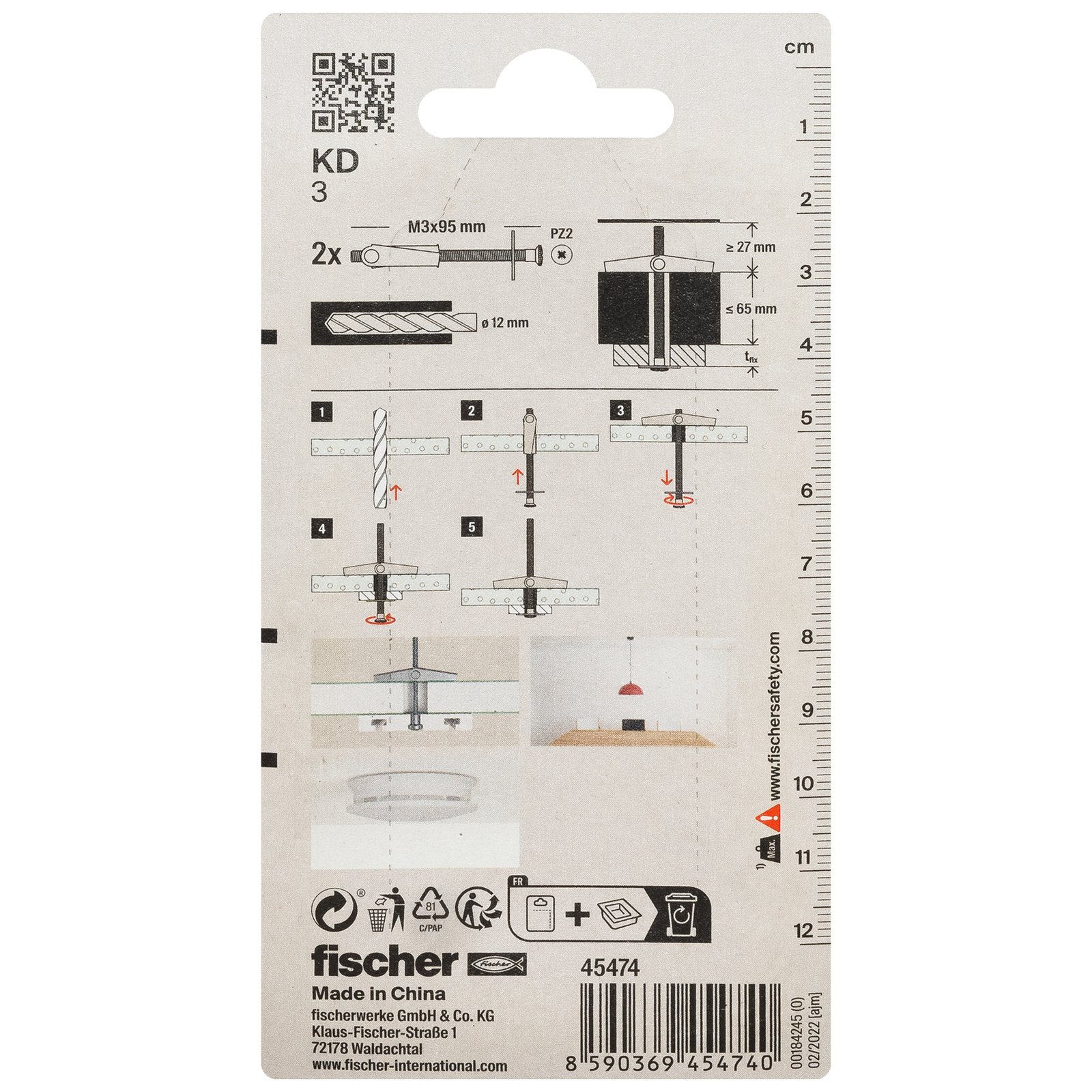 fischer Kippdübel KD K