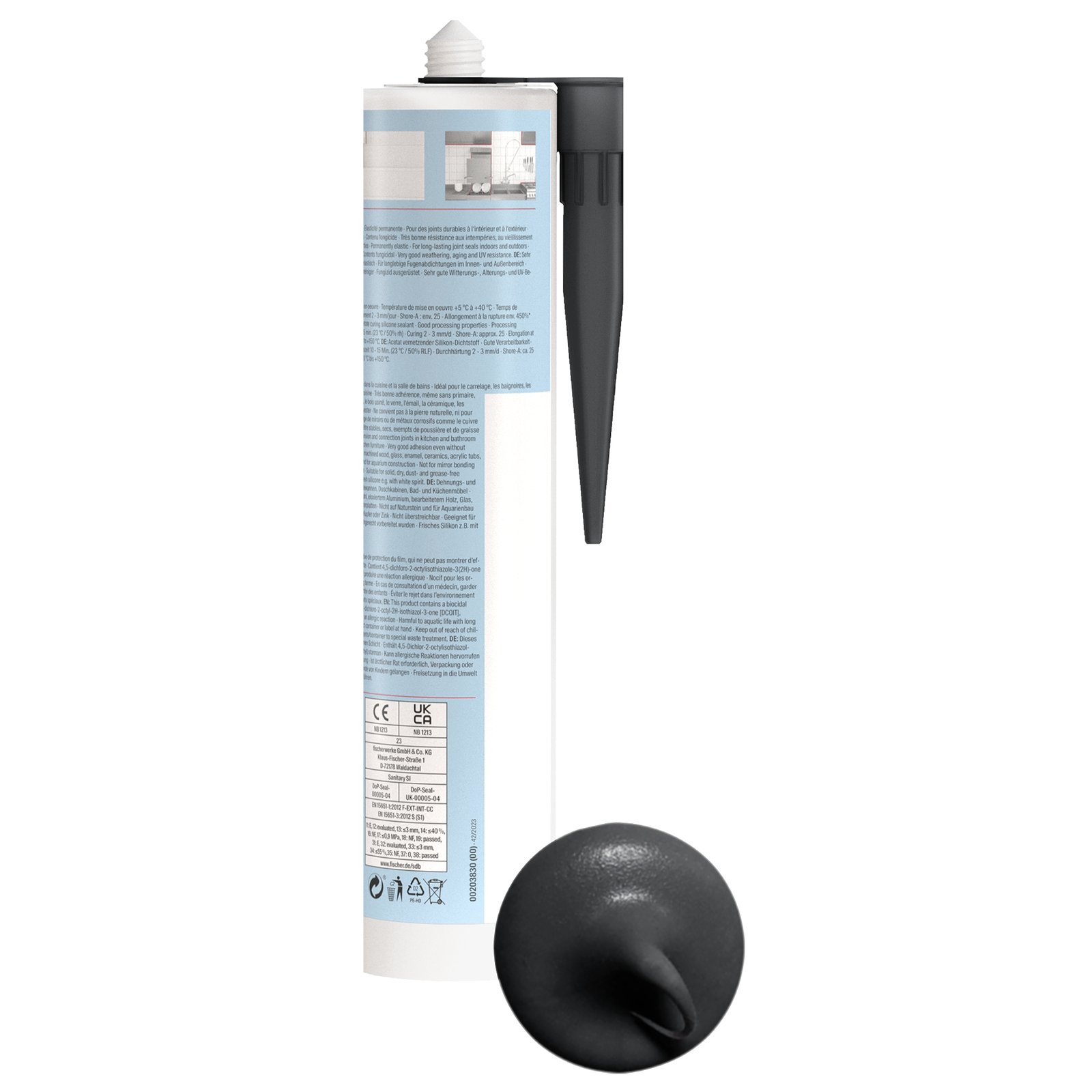 fischer Sanitärsilikon Sanitary Pro SI az