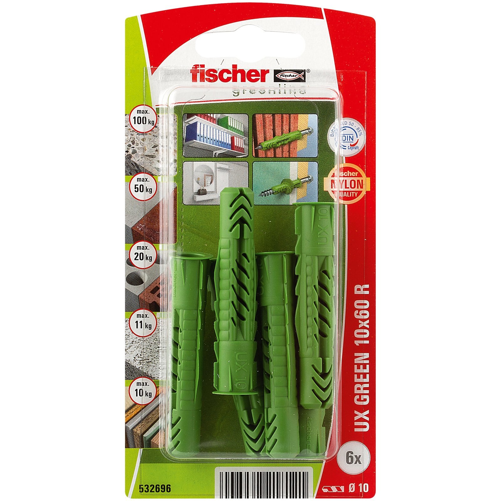 fischer Universaldübel UX Green R K