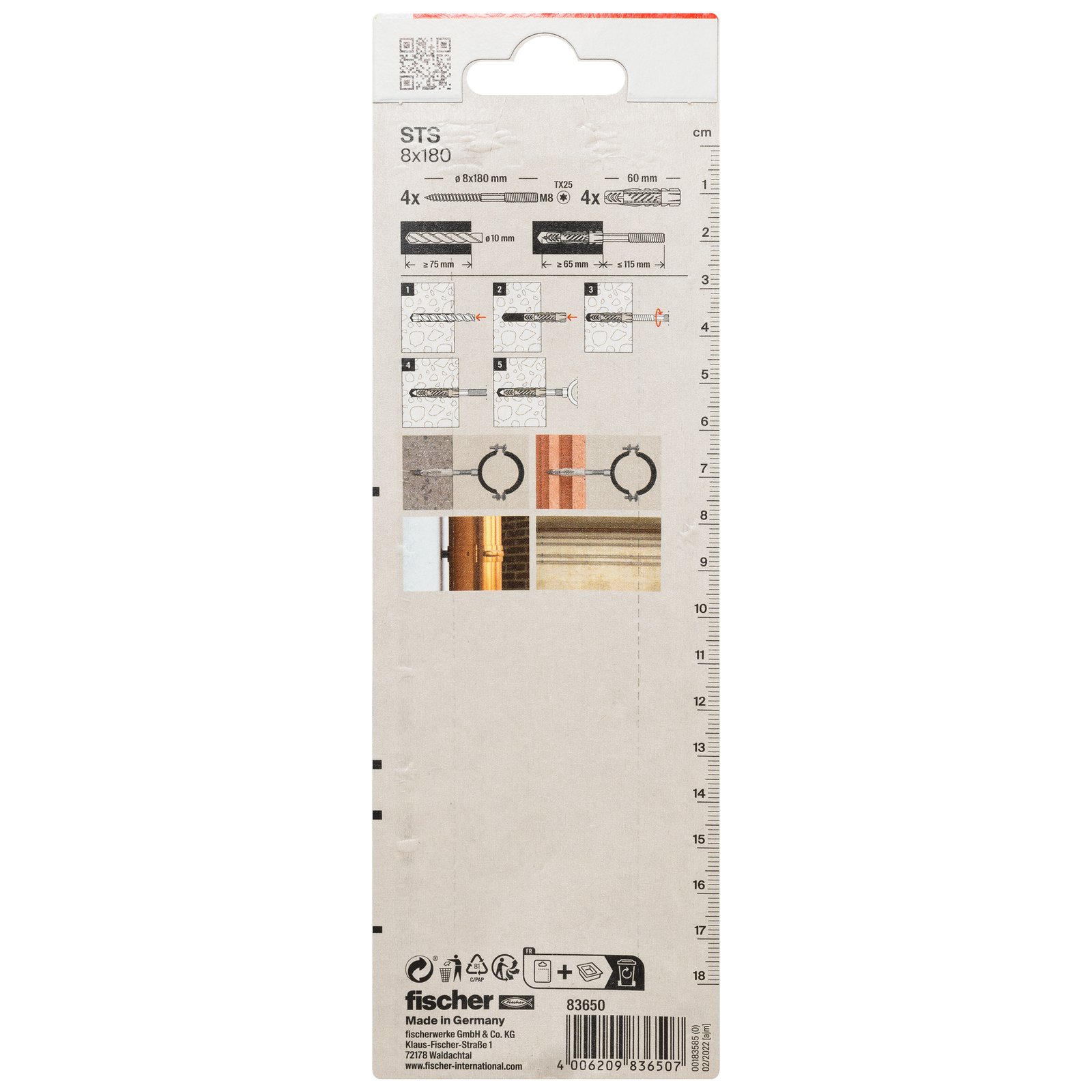 fischer Stockschraube STS UX K