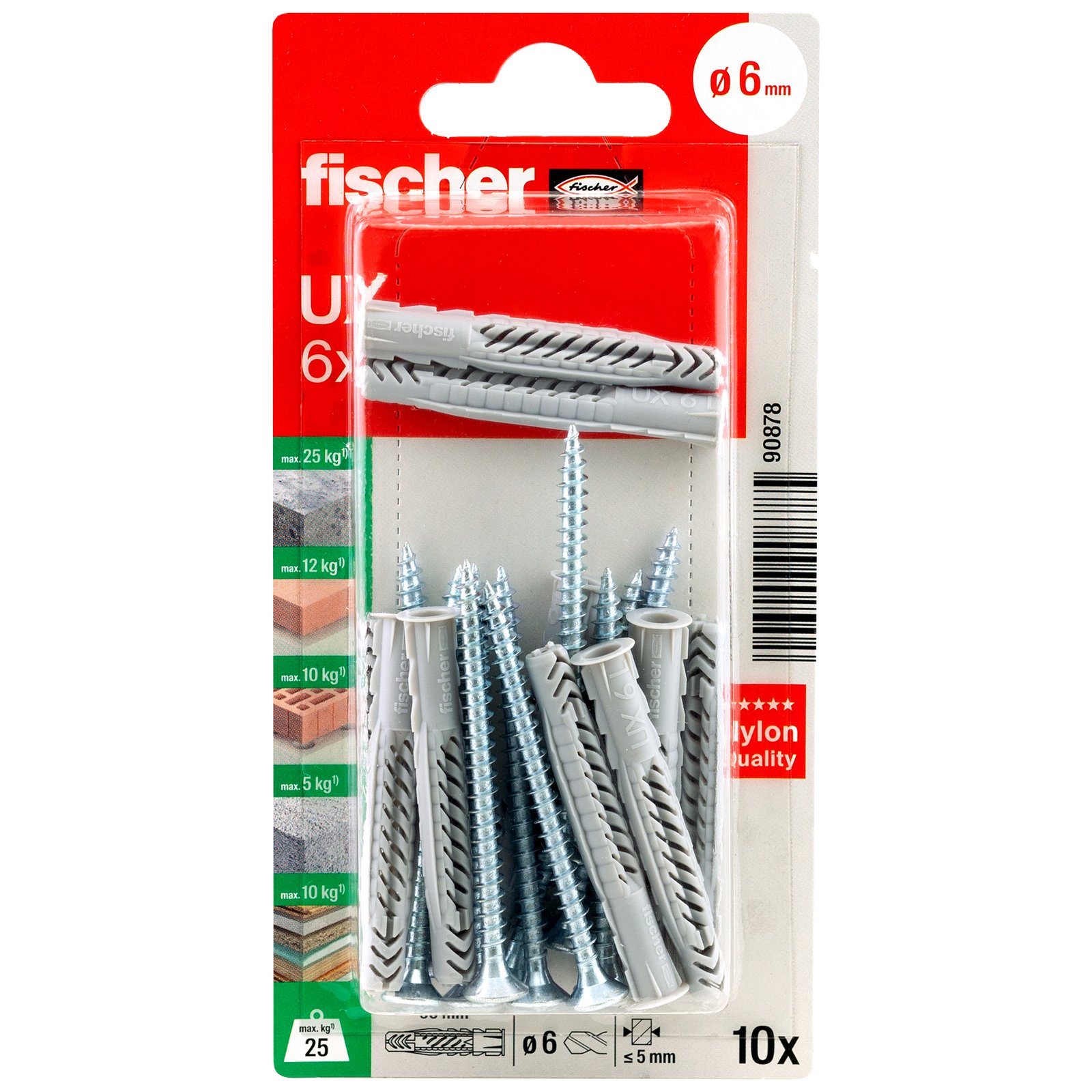 fischer Universaldübel UX R S K
