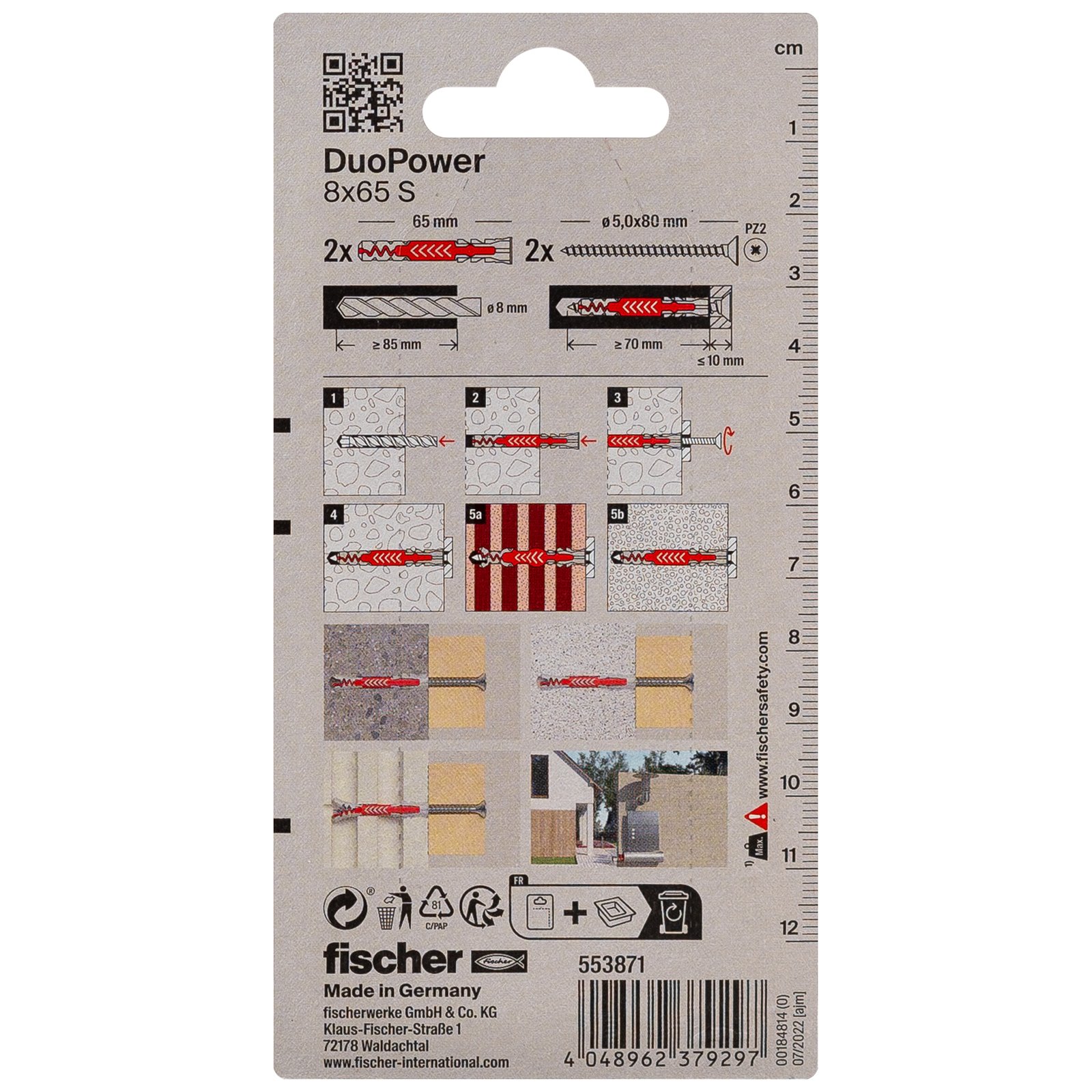 fischer Ready2Fix Lampe außen K