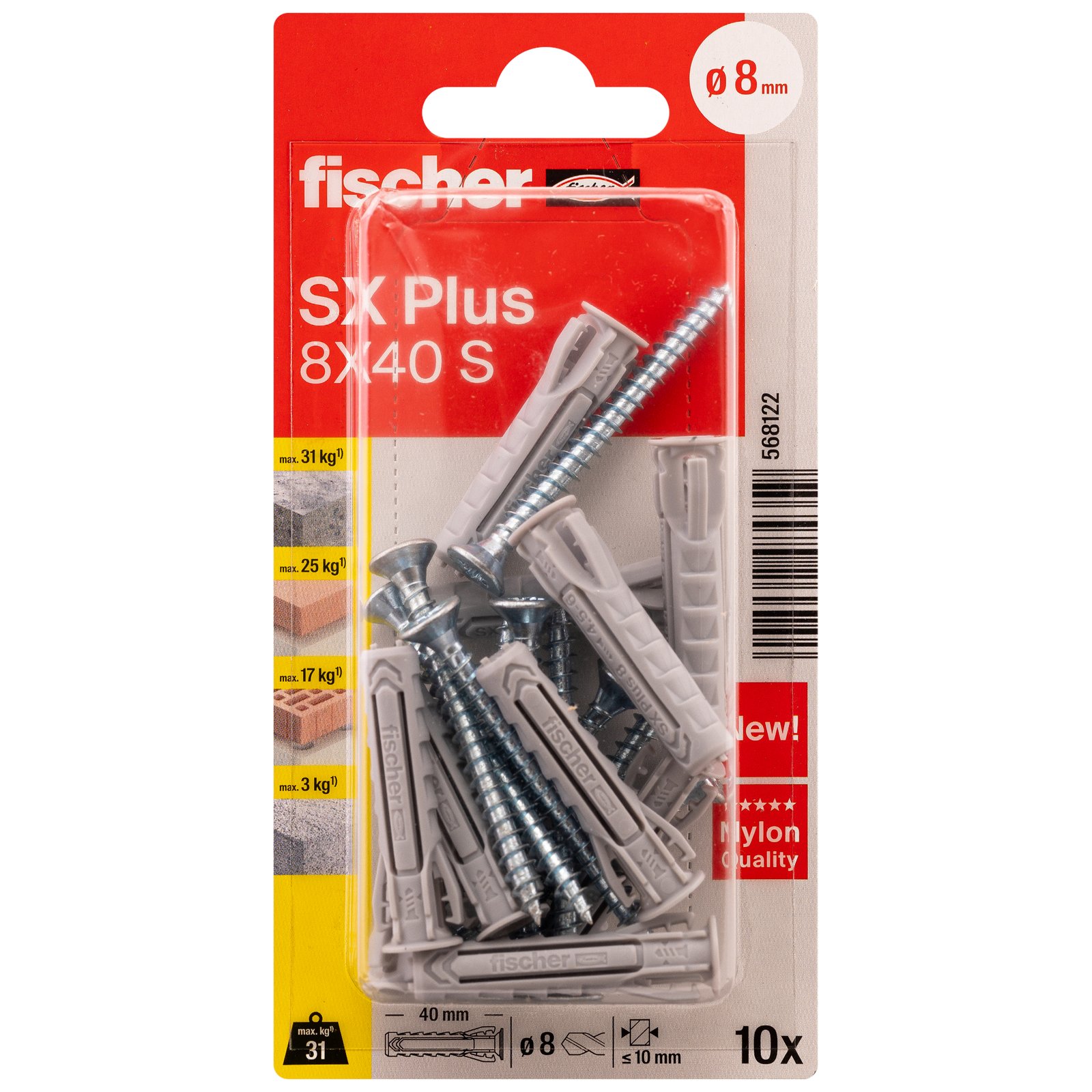 fischer Dübel SX Plus S K