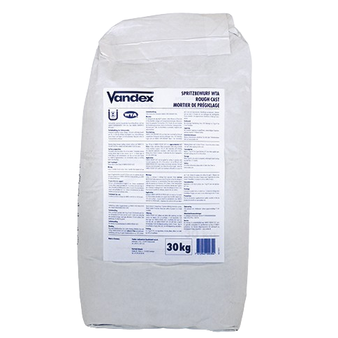 VANDEX SPRITZBEWURF WTA - Werktrockenmörtel zur Herstellung von Haftbrücken für Vandex-Sanierputzsystem VANDEX SPRITZBEWURF WTA - Werktrockenmörtel zur Herstellung von Haftbrücken für Vandex-Sanierputzsystem