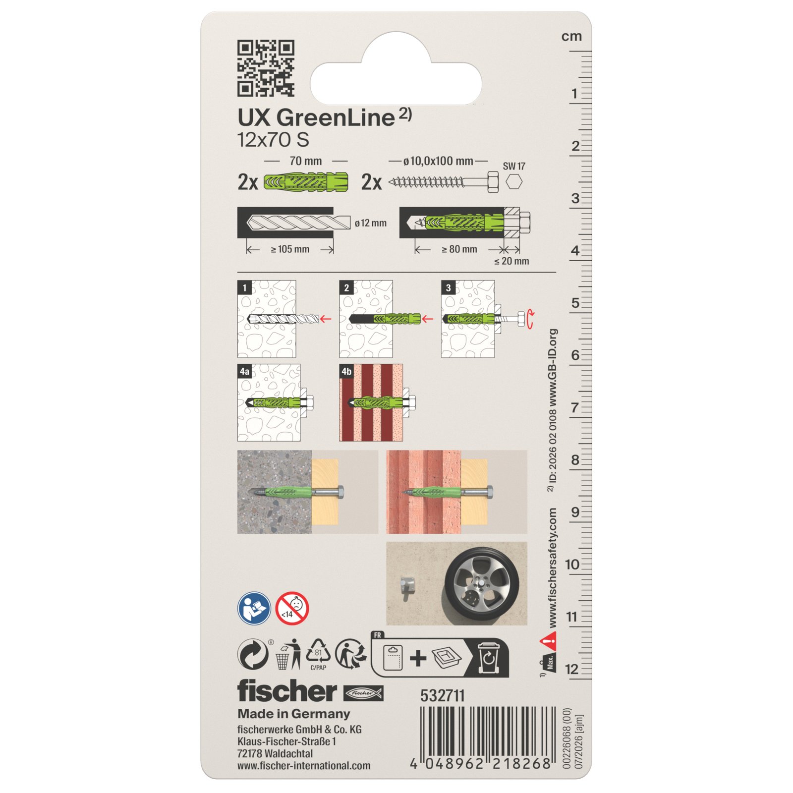 fischer Universald. UX Green S K