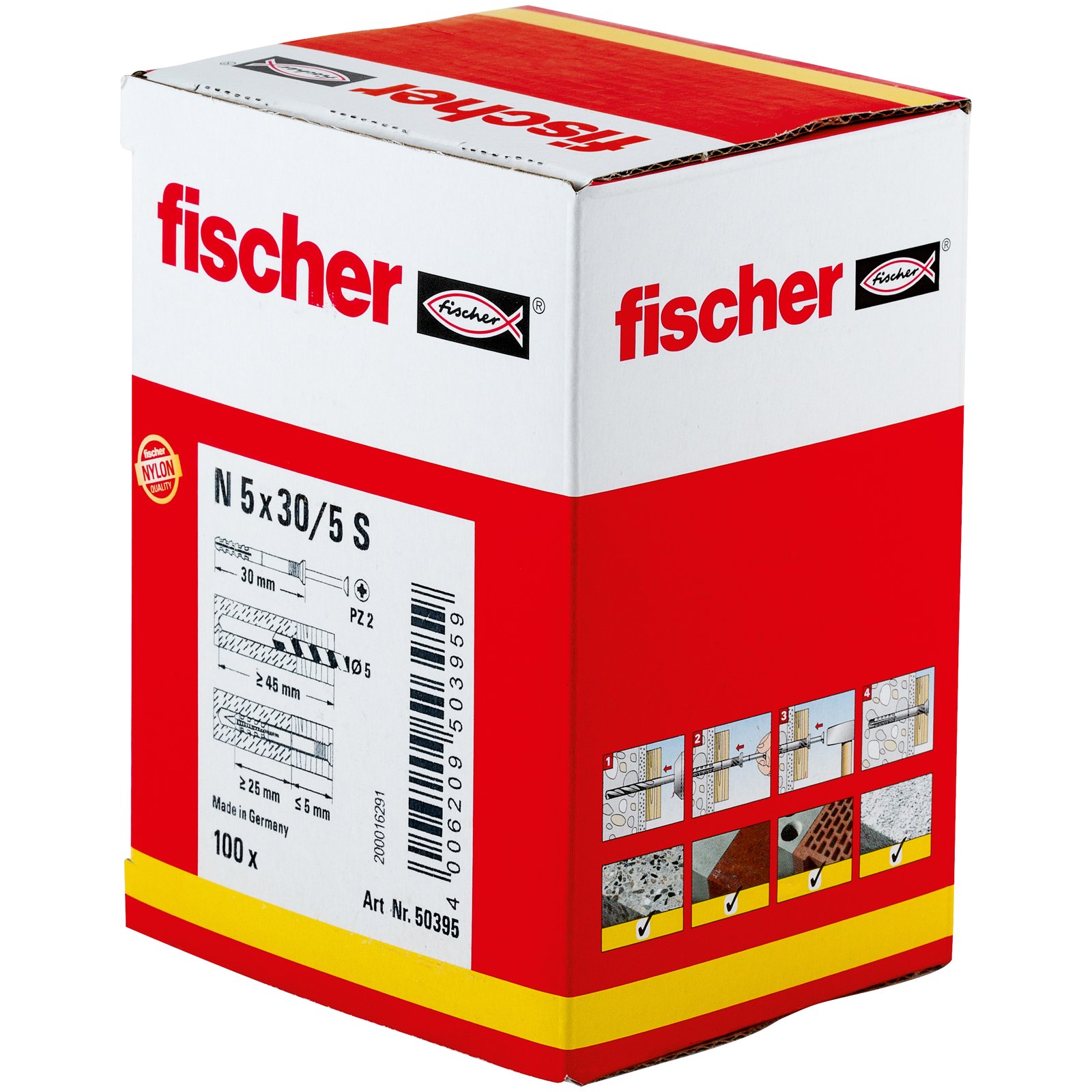 fischer Nageldübel N S