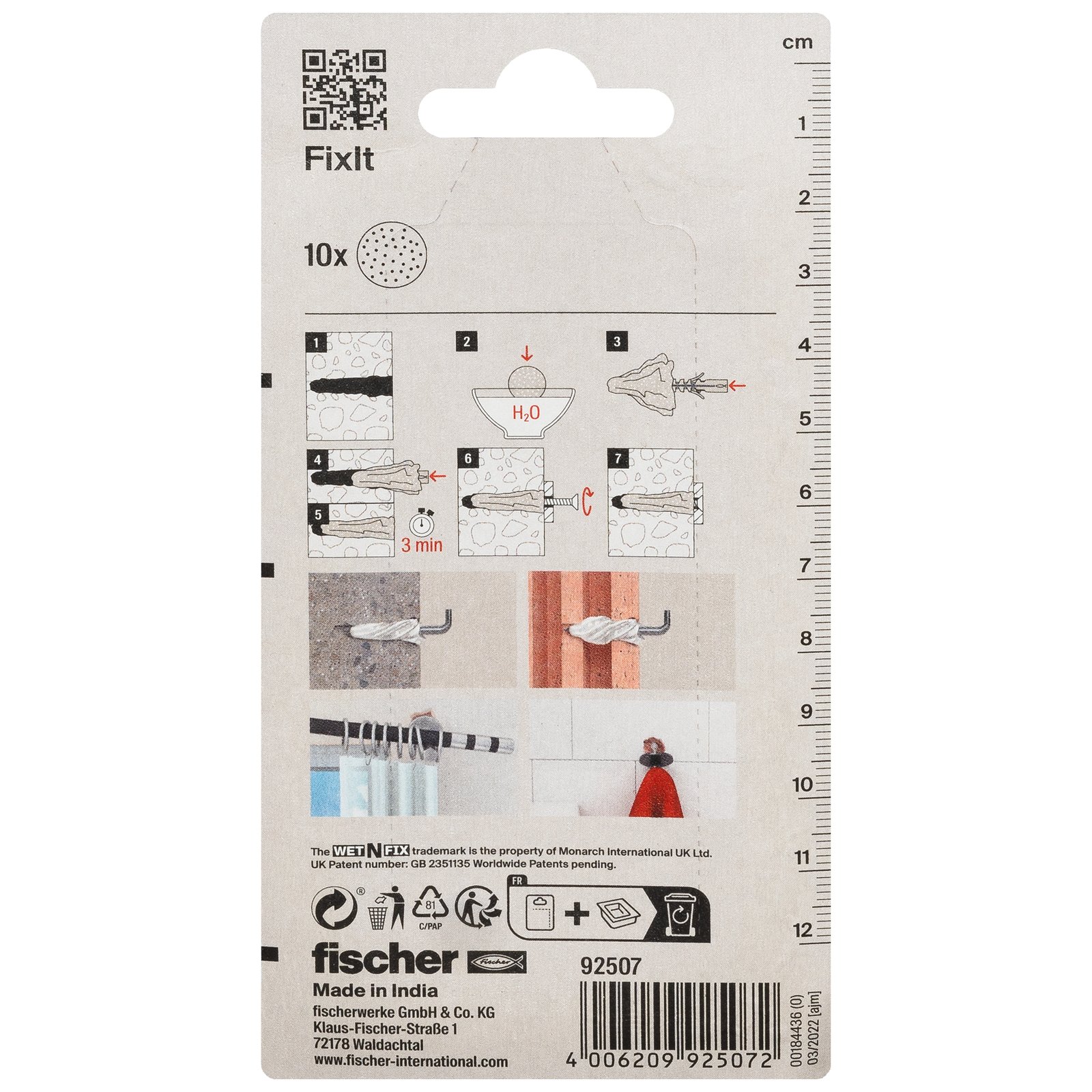 fischer GOW Reparaturvlies FixIt K