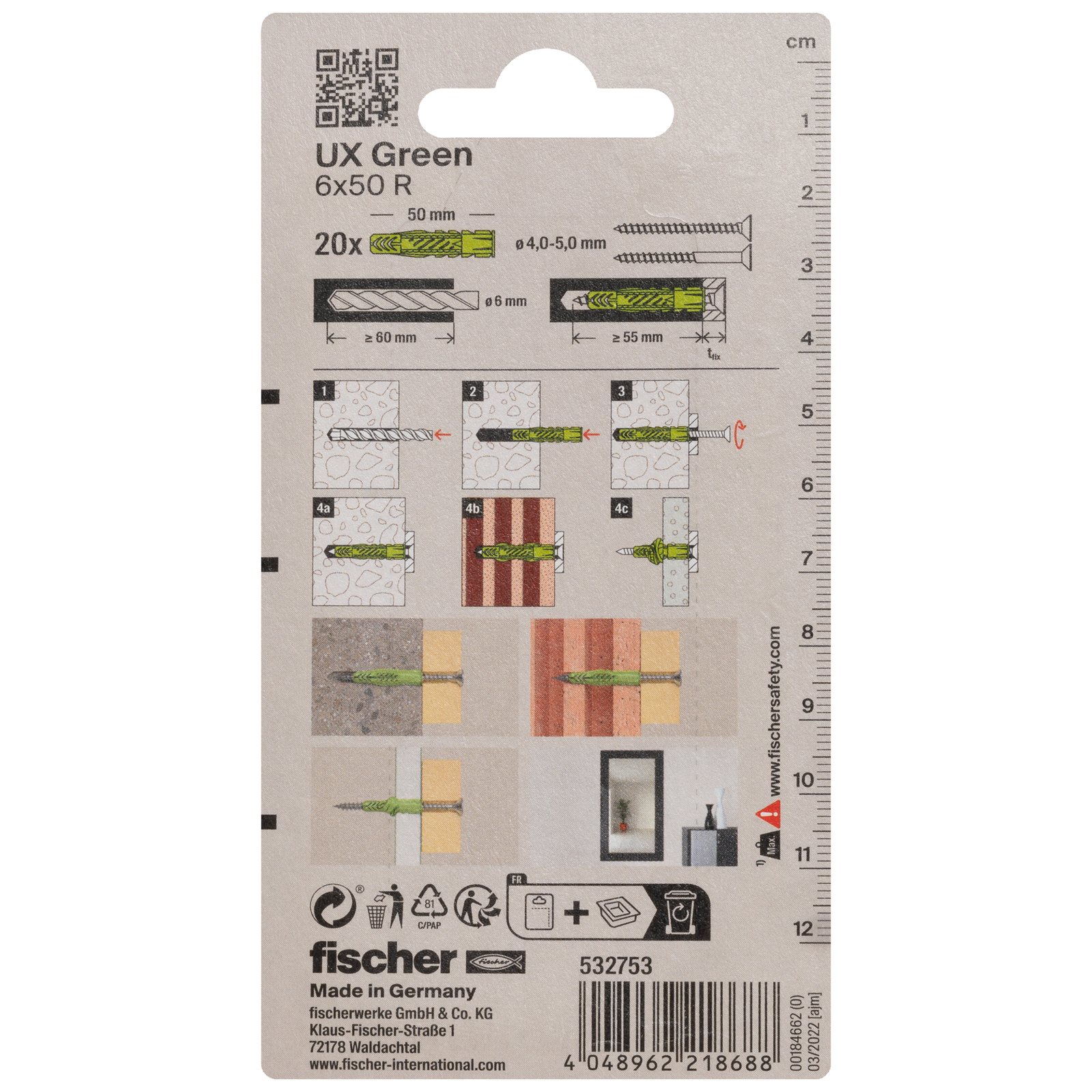 fischer Universald. UX Green R K