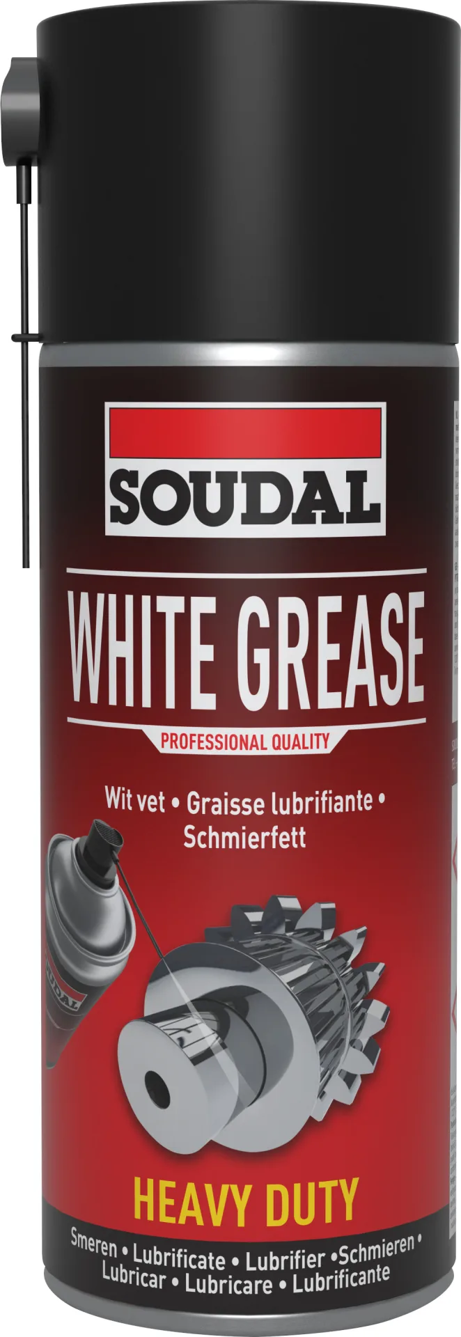 Soudal White Grease Sprühfett mit PTFE 400 ml